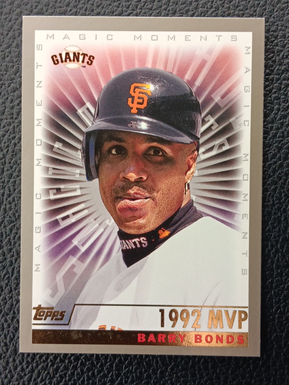 2000 Topps Barry Bonds #476 Magic Moments Gold