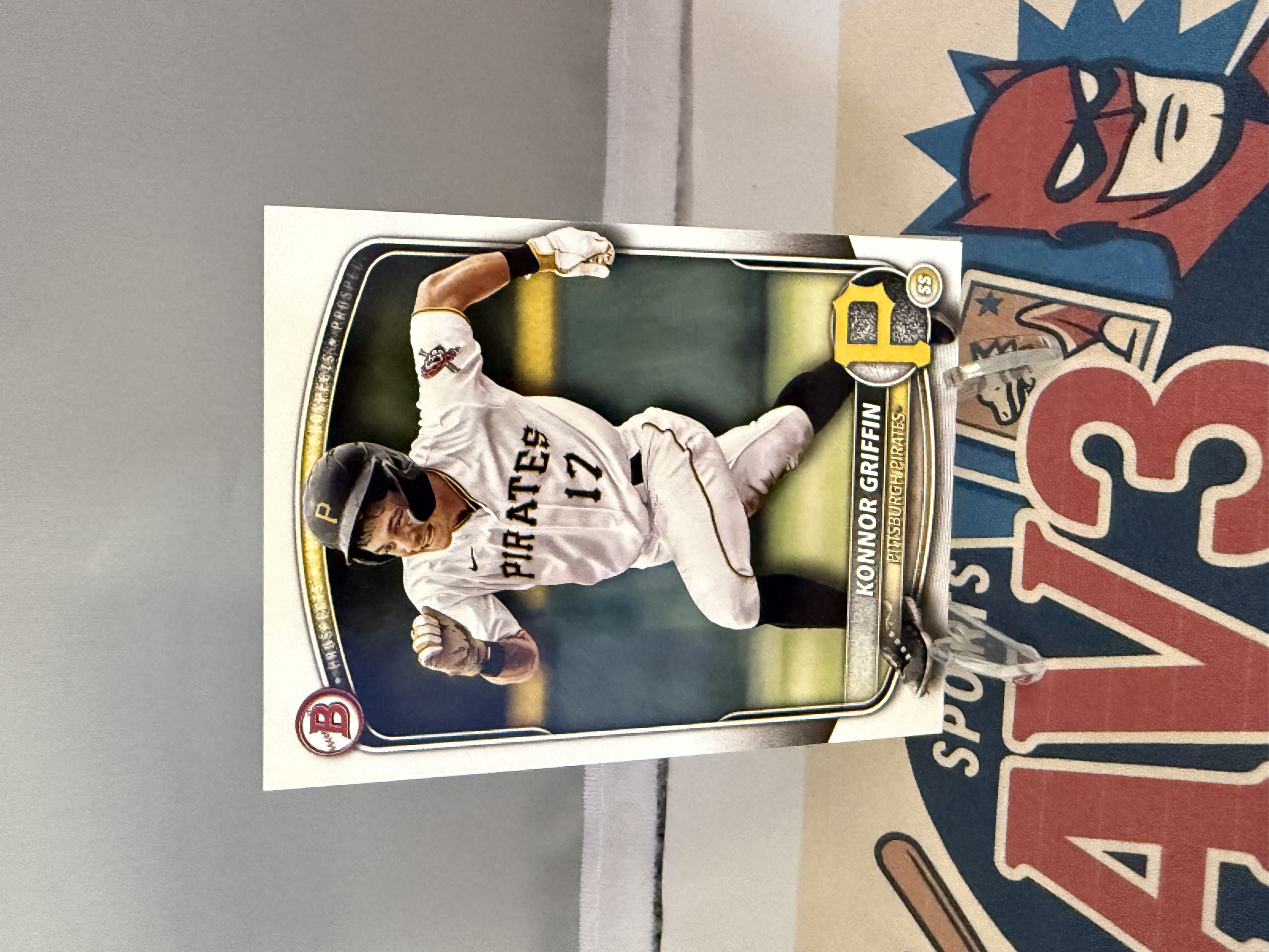 2025 Bowman Baseball Konnor Griffin #BP-86 Base, Prospect