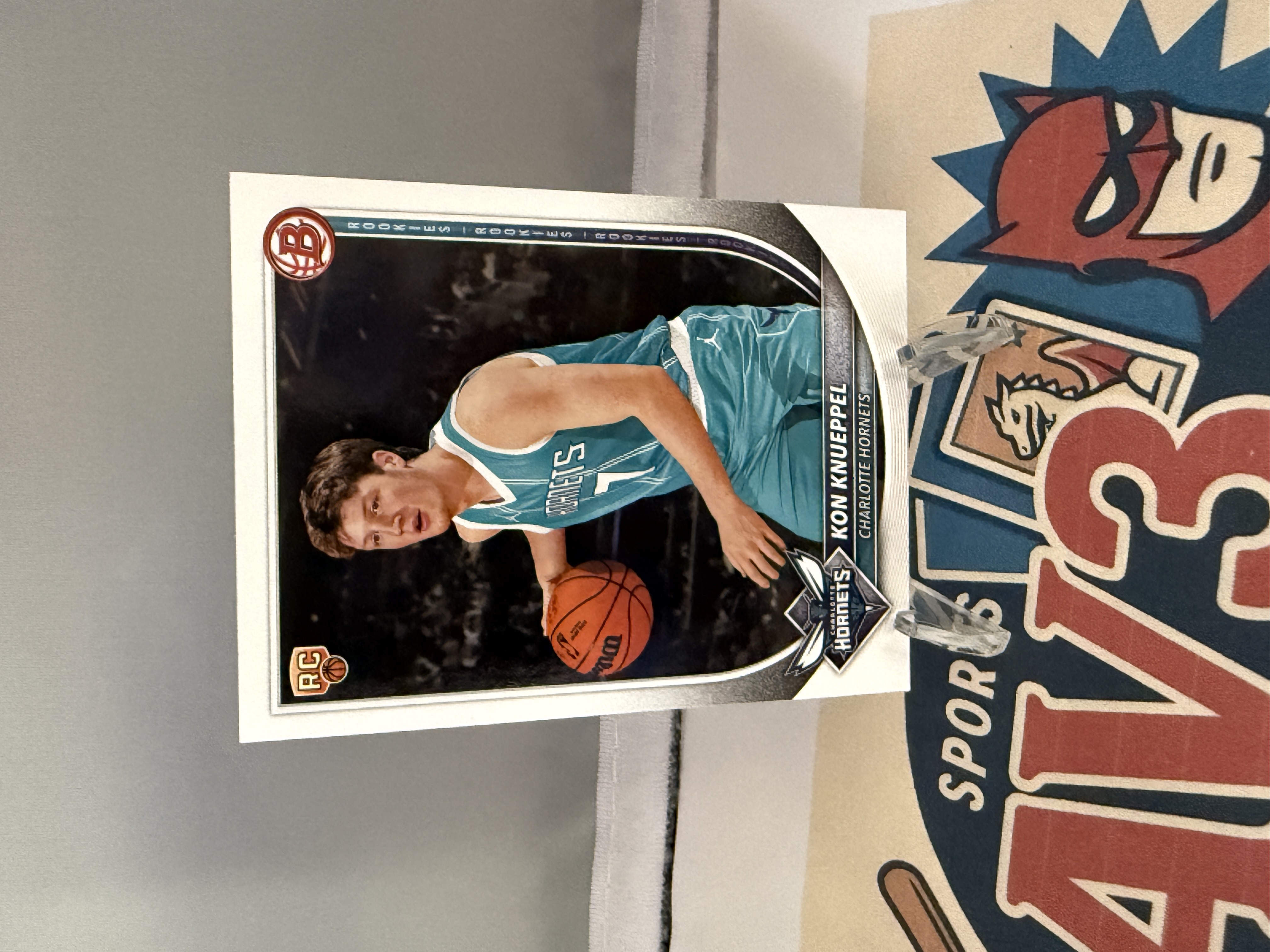2025-26 Bowman Basketball Kon Knueppel #4 Rookie Card, Base