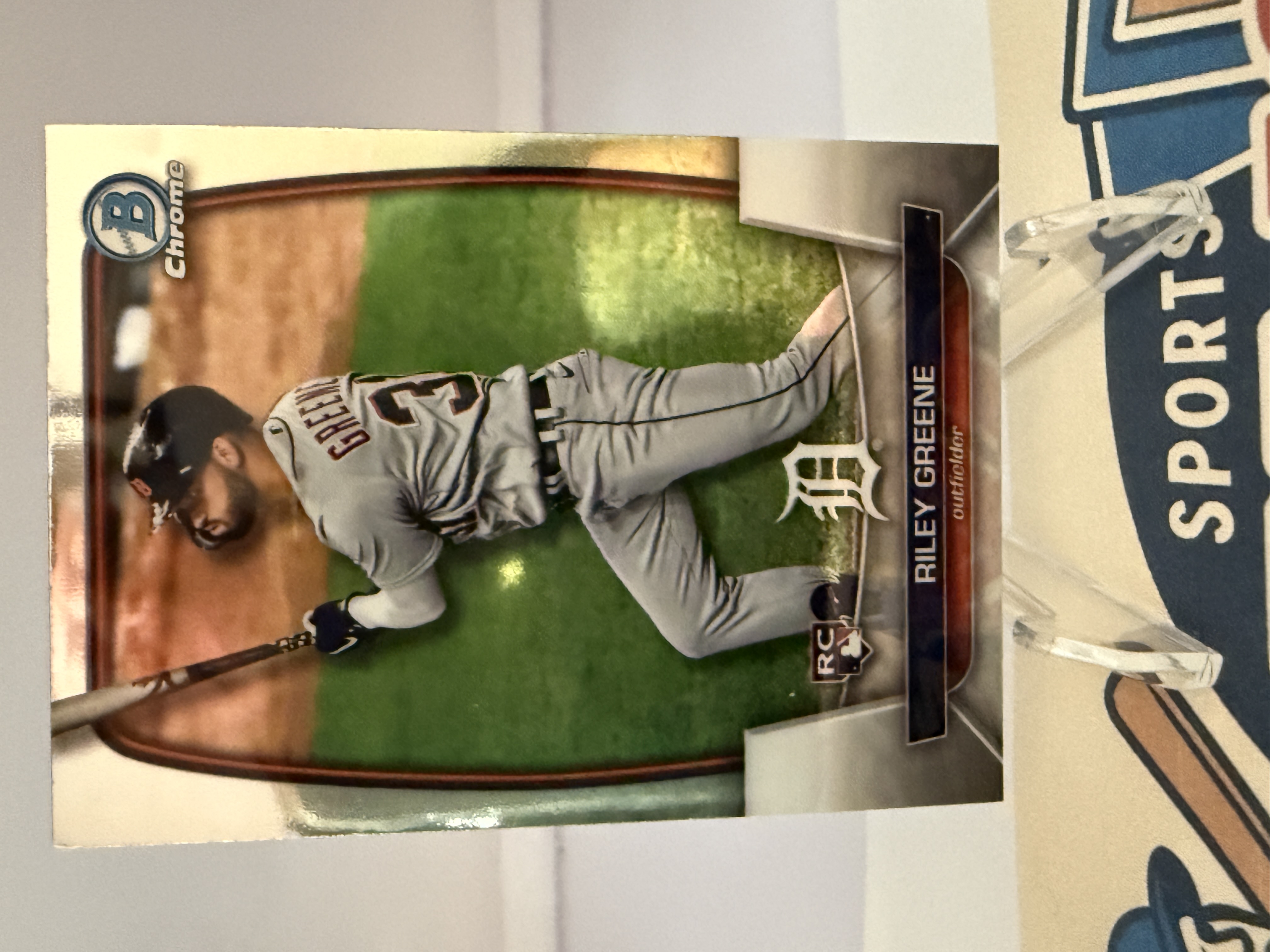 2023 Bowman Baseball Chrome Riley Greene #29 Chrome, Rookie Card