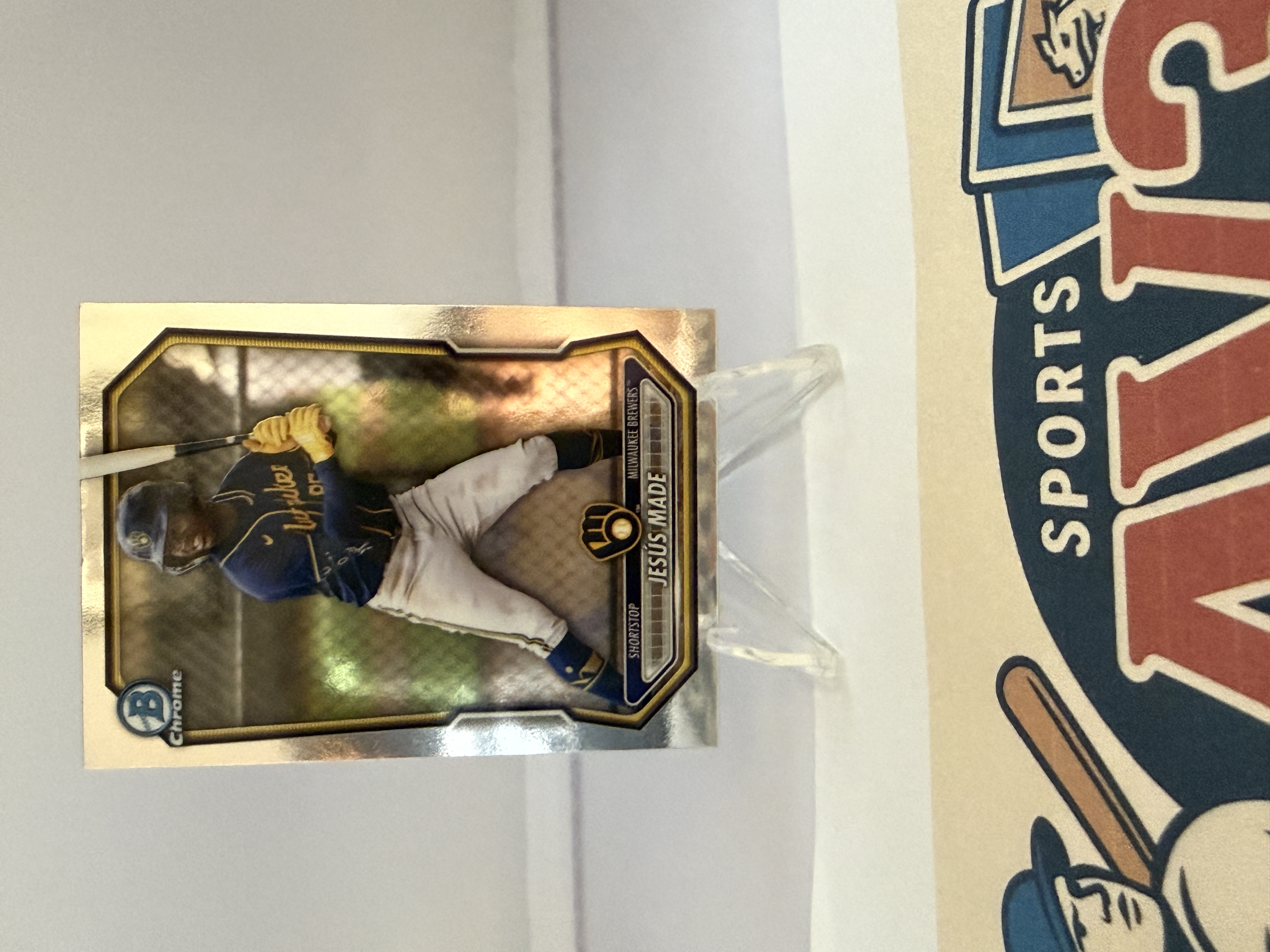 2026 Bowman Baseball Chrome Jesus Made #BCP-96 1st Bowman, Mega Mojo Refractor