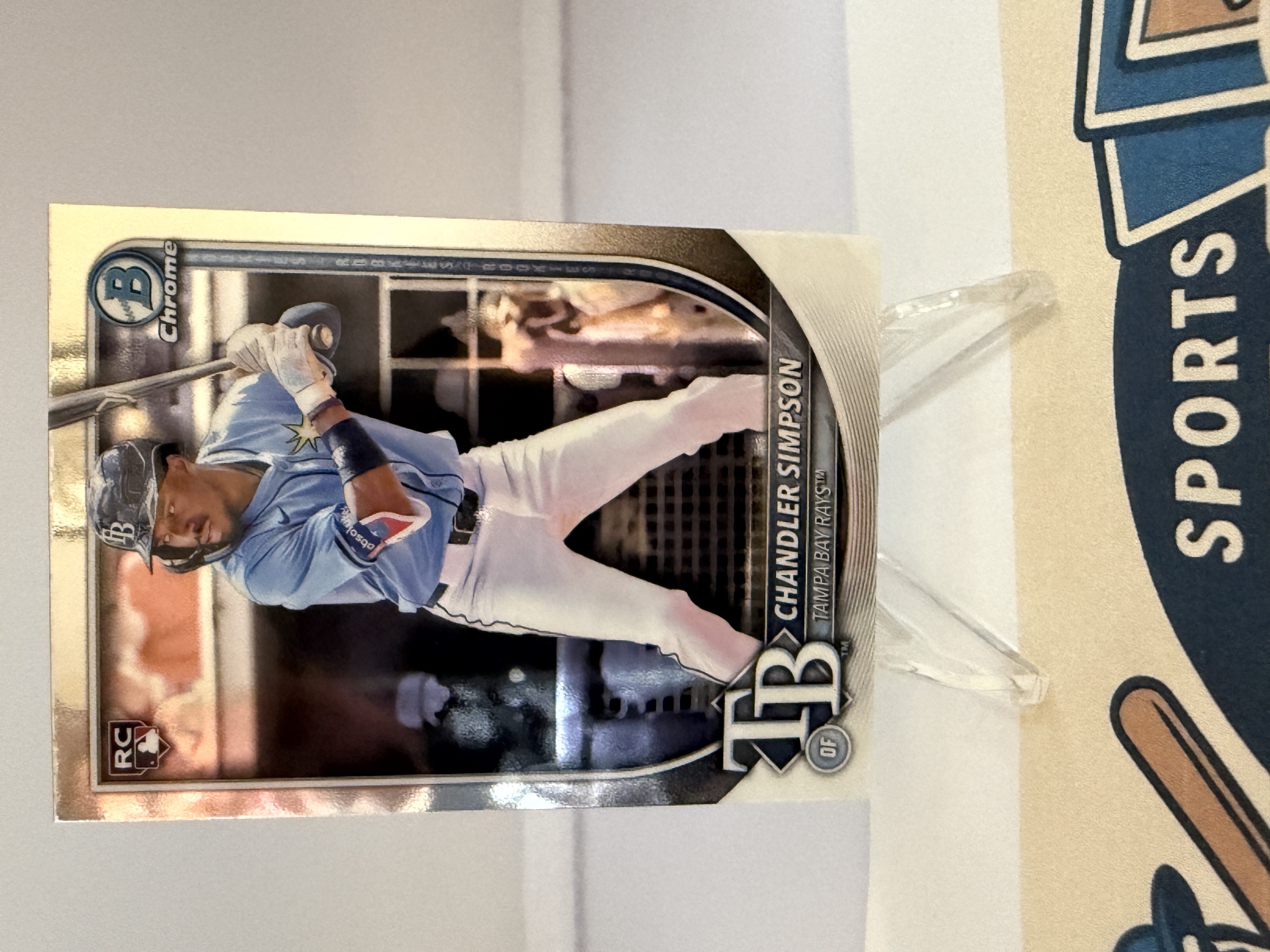 2025 Bowman Baseball Chrome Chandler Simpson #18 Chrome, Rookie