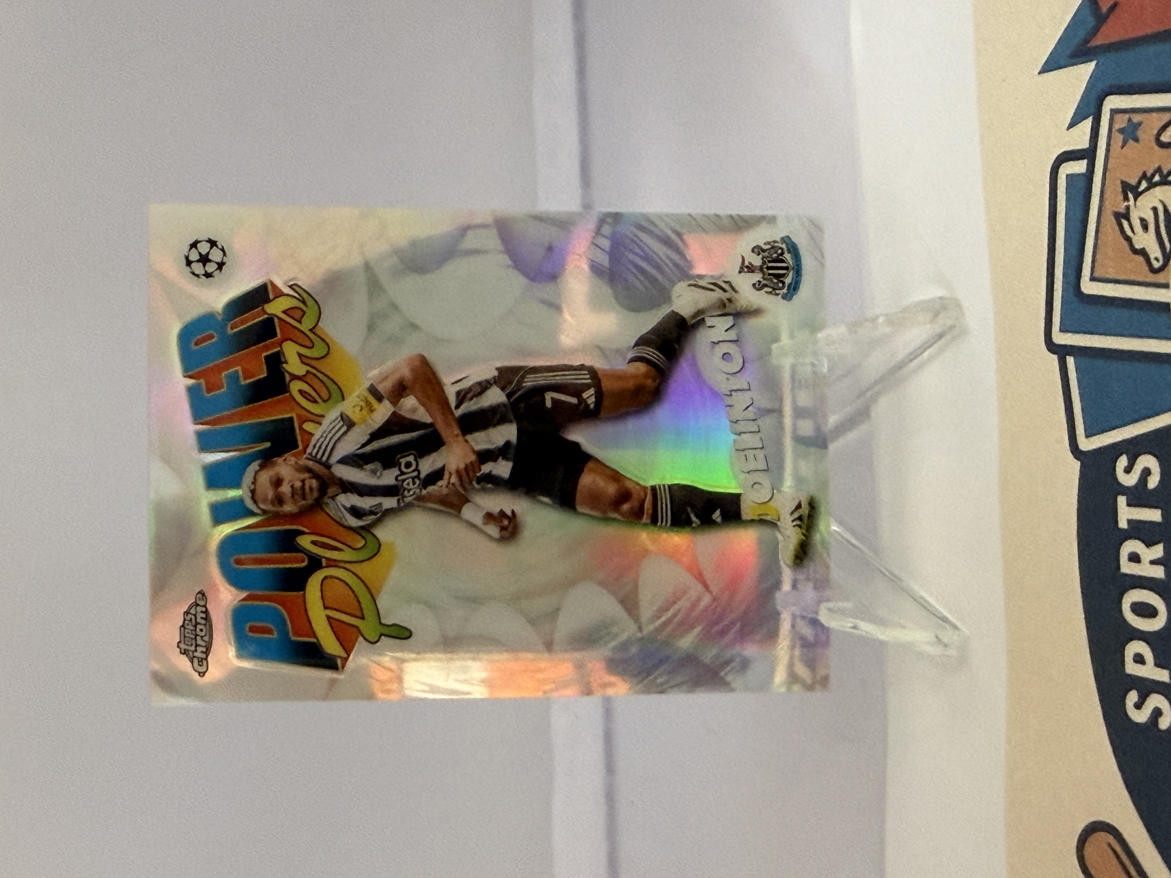 2025-26 Topps UEFA Club Competitions Joelinton #PP-5 "Power Players", Chrome, Insert