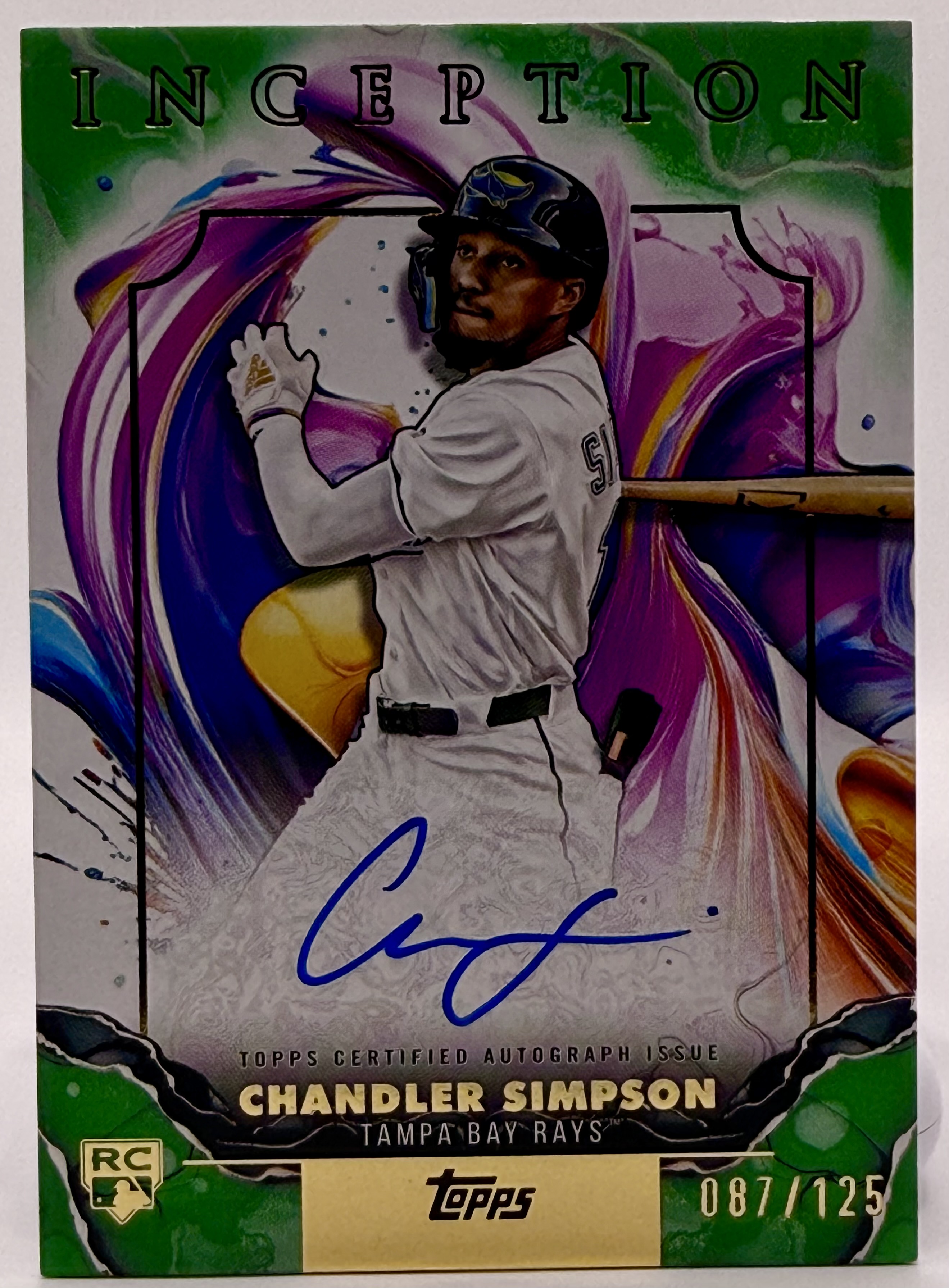 2025 Inception Rookie and Emerging Stars Autograph Chandler Simpson /125 (RC) #RESA-CSI