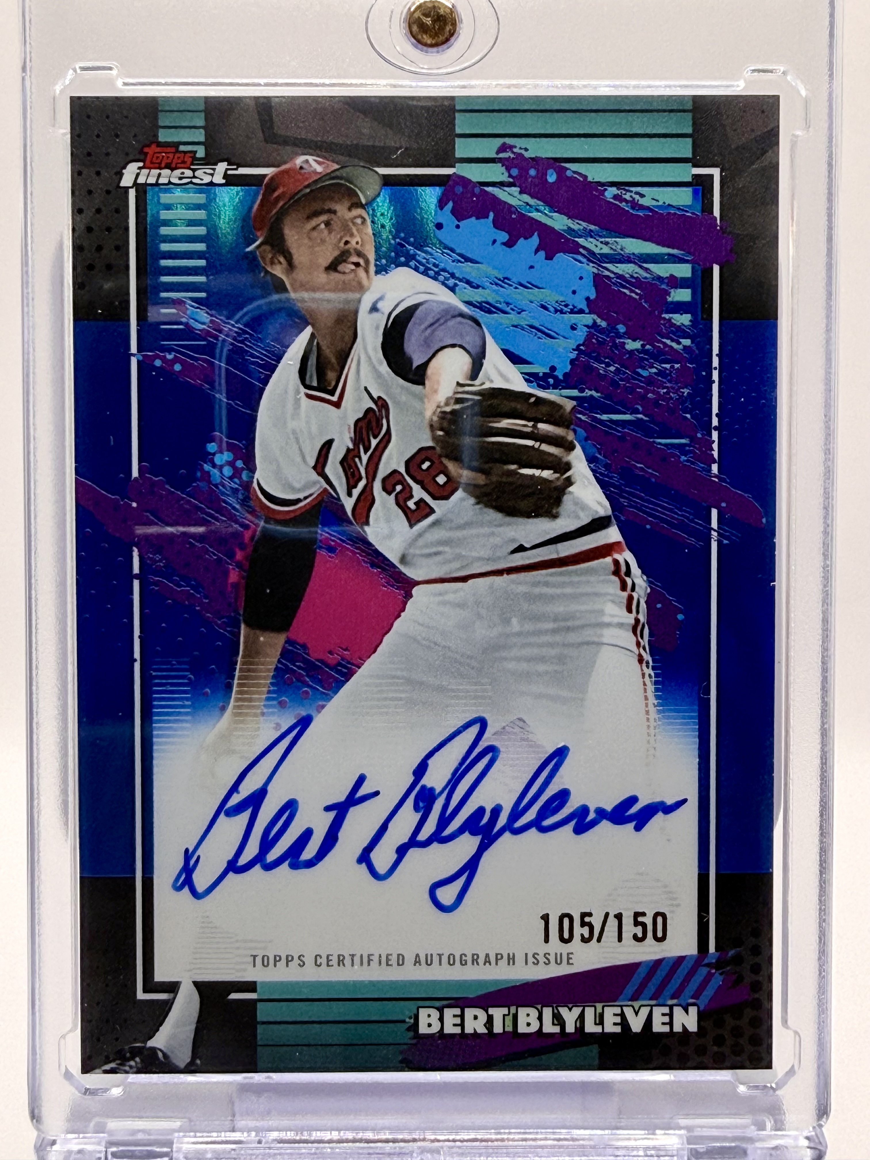 2026 Finest - Finest Autographs Blue Bert Blyleven #FA-BBY Blue