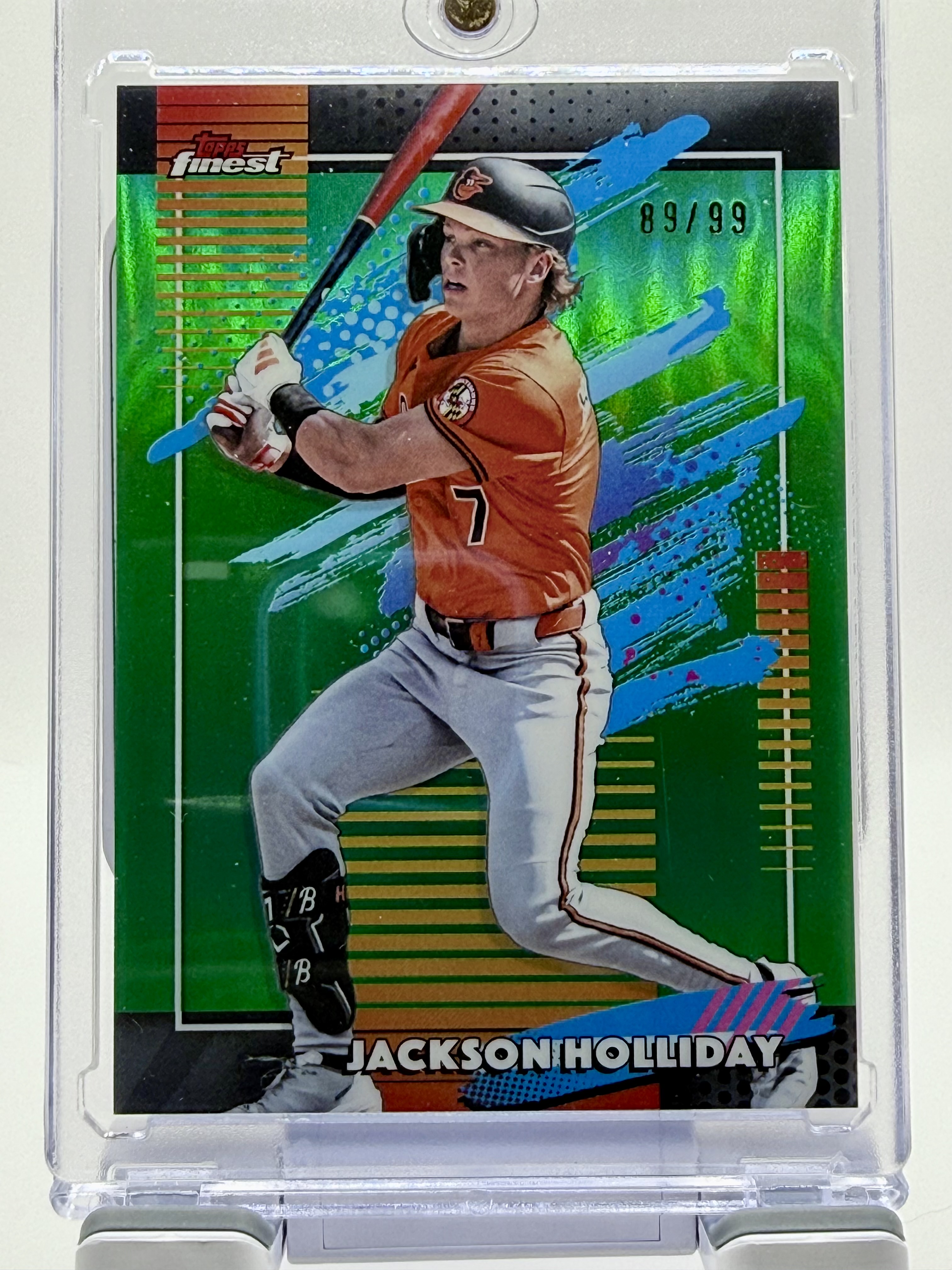 2026 Topps Finest - Uncommon Jackson Holliday #104 Green Refractor