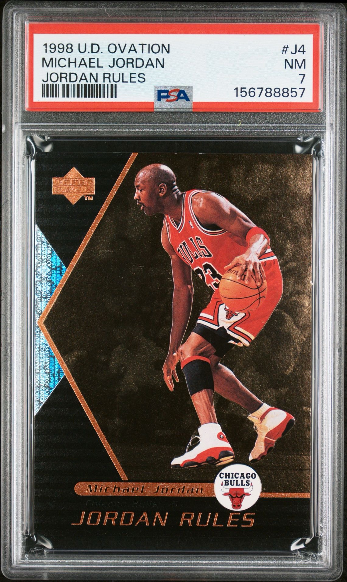 1998-99 Upper Deck Ovation - Jordan Rules Michael Jordan #J4