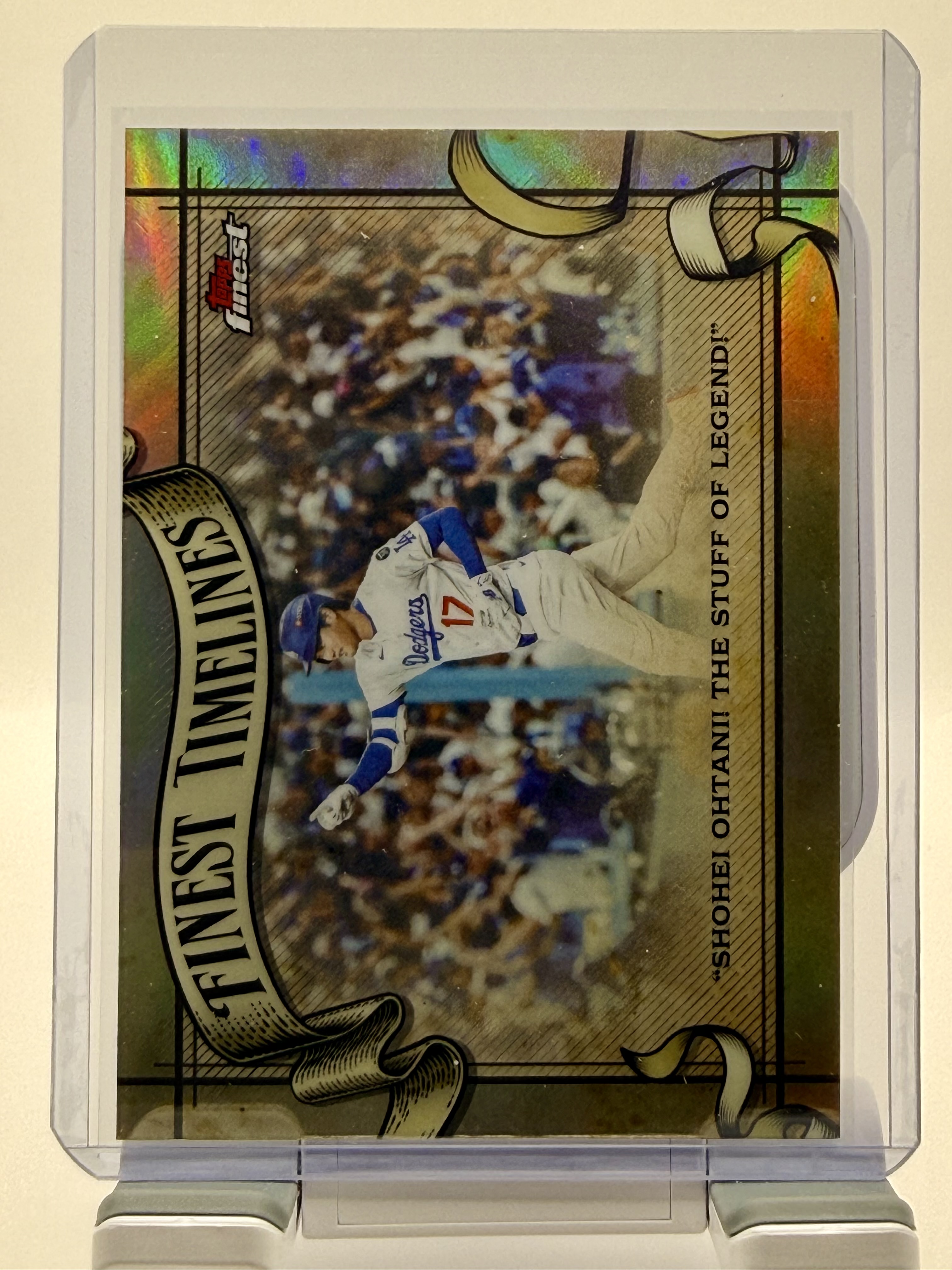 2026 Topps Finest - Finest Timelines Shohei Ohtani #FT-23 Refractor