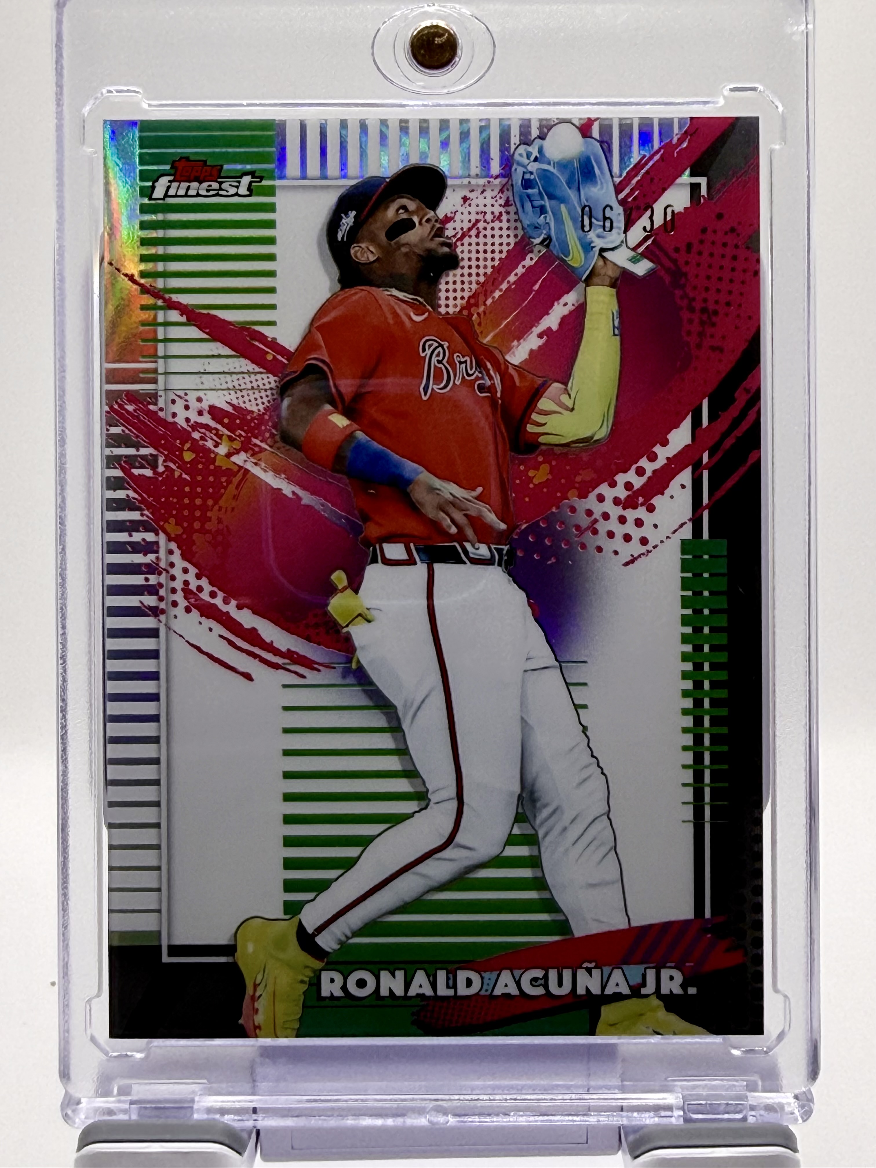 2026 Topps Finest - Rare Ronald Acuna Jr. #227 White Refractor