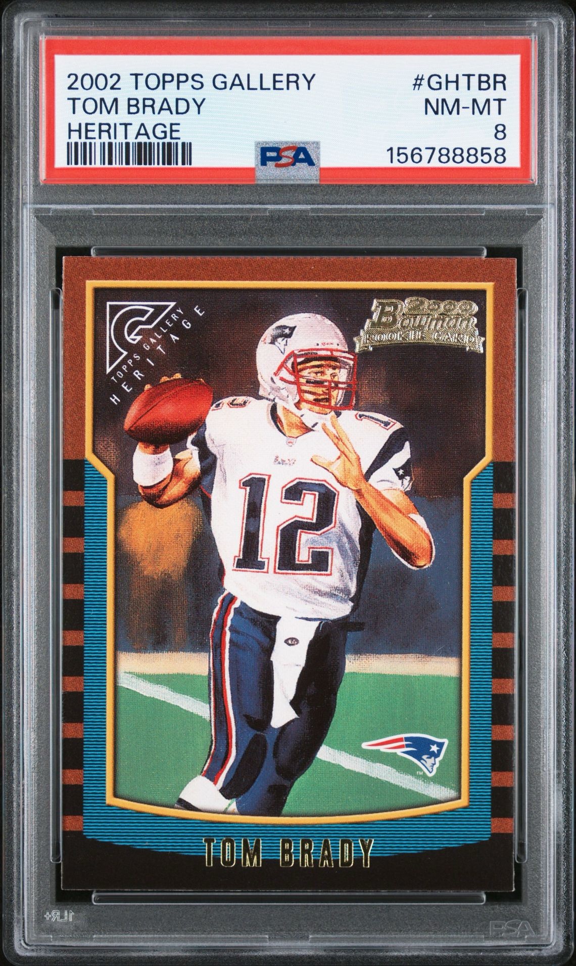 2002 Topps Gallery - Heritage Tom Brady #GH-TBR