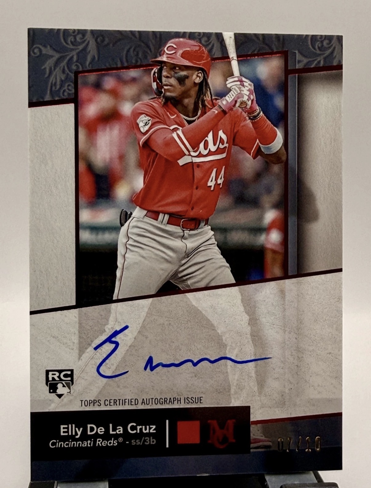 2024 Topps Museum Collection Elly De La Cruz #AA-ED Archival Autograph Ruby