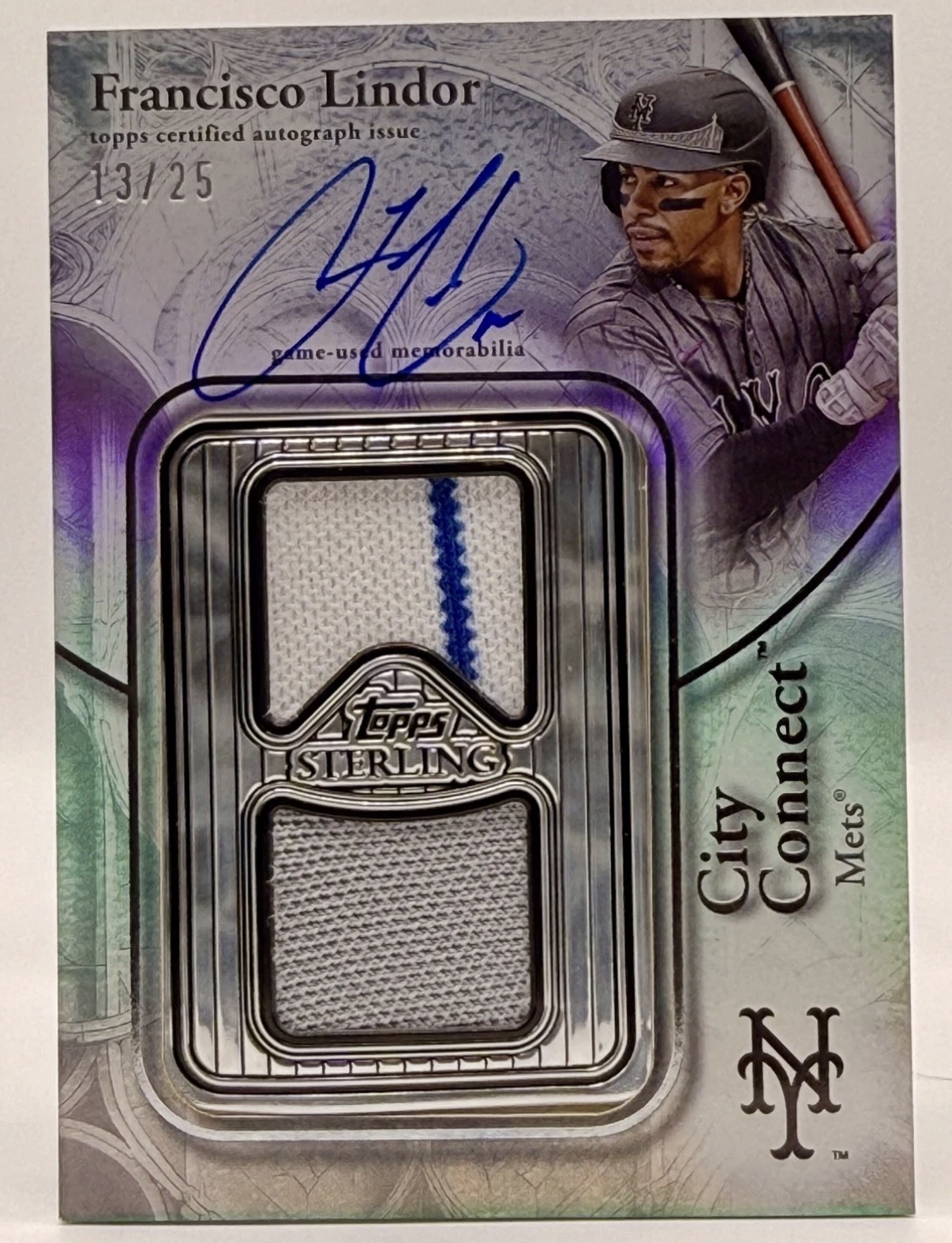 2025 Topps Sterling Fransisco Lindor #SCA-FL Sterling Connection