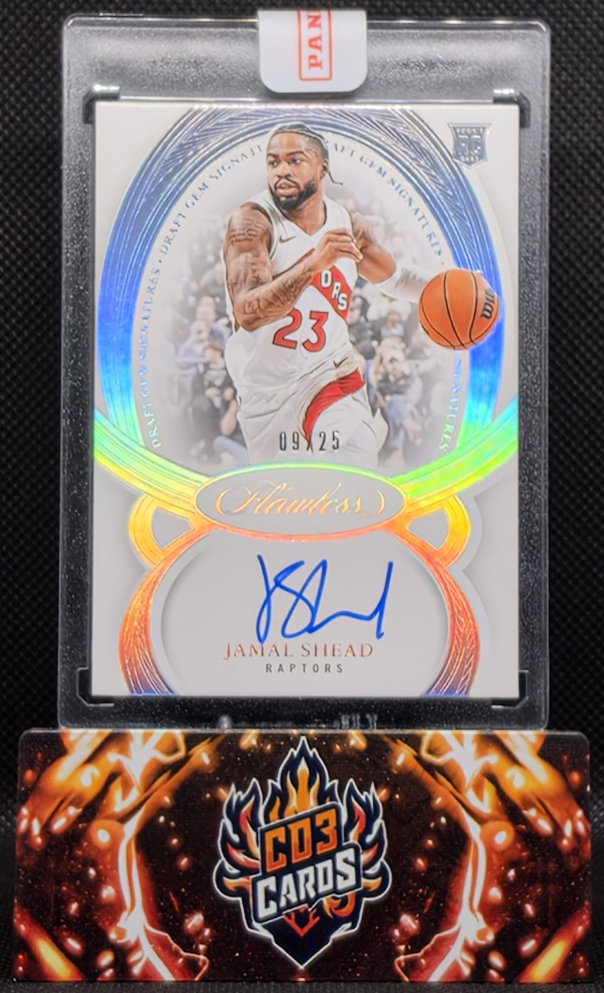 2024-25 Panini Flawless Jamal Shead #DGS-JSR Draft Gems Signatures 09/25