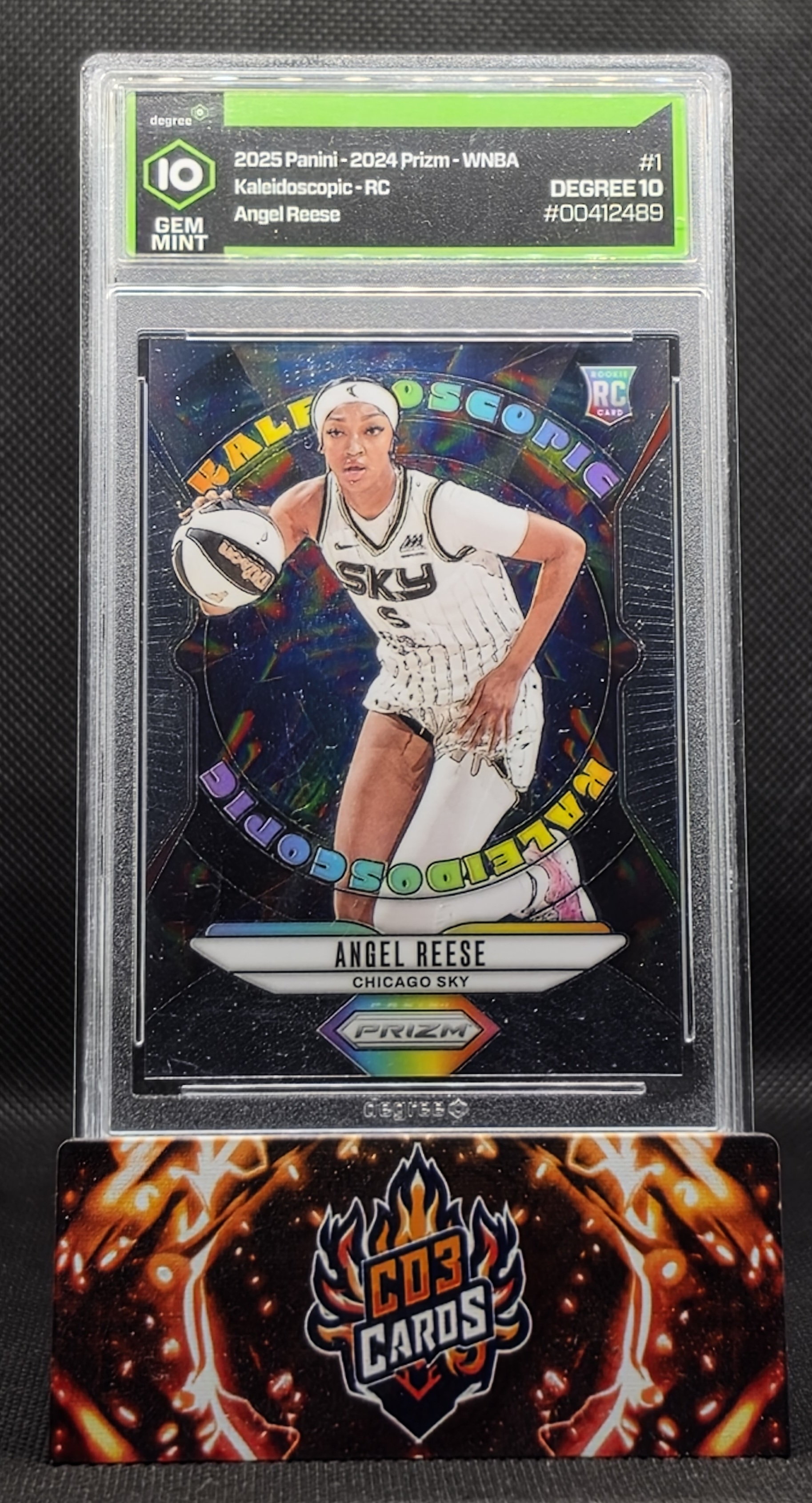 2024-2025 Prizm WNBA Angel Reese #1 Kaleidoscopic RC