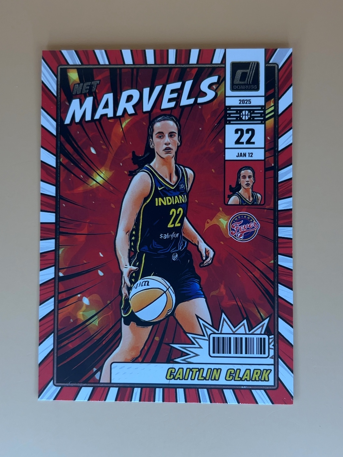 2025 Donruss WNBA Caitlin Clark #19 Net Marvels