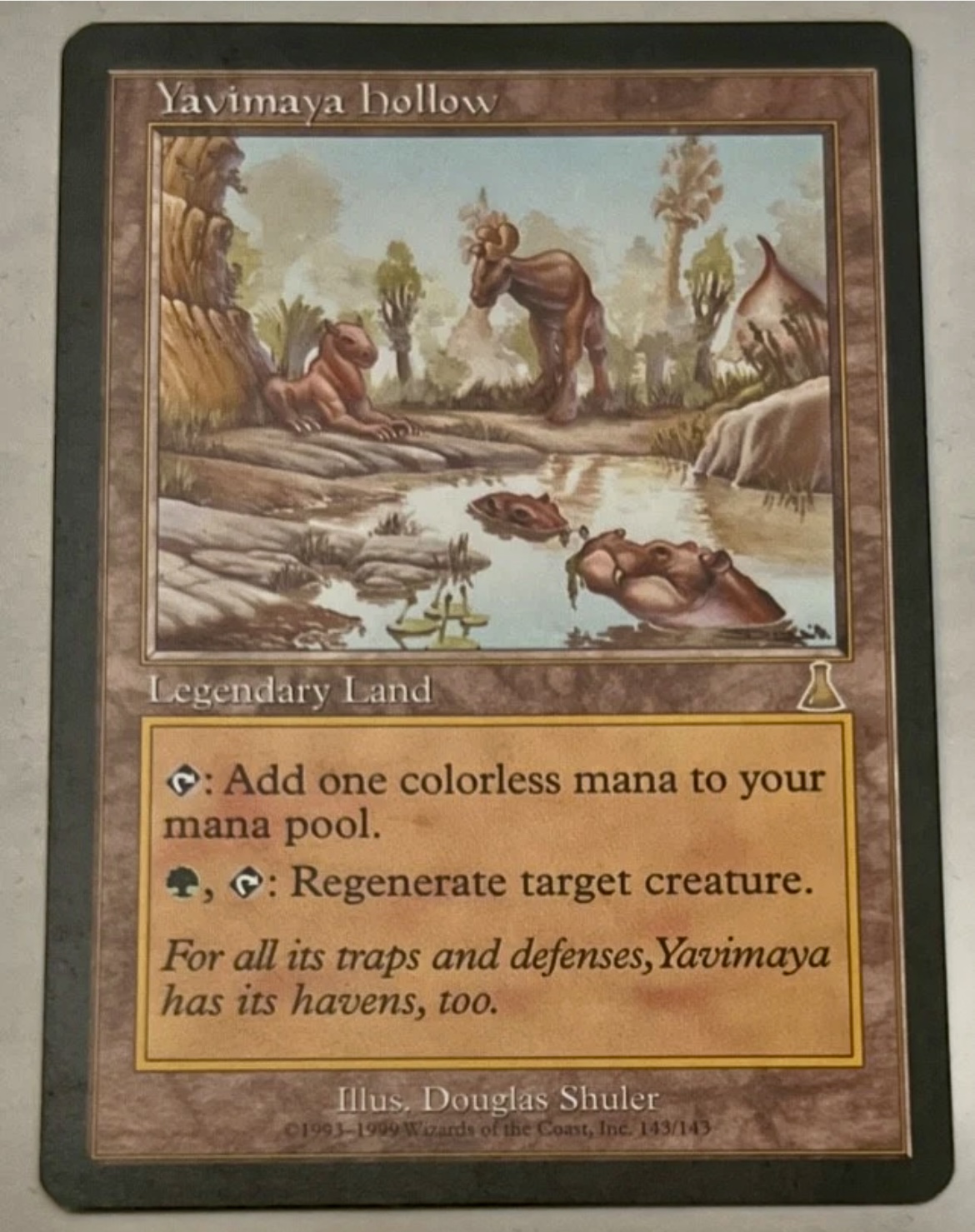 MTG Urza’s Destiny Yavimaya Hollow #143 Never Played