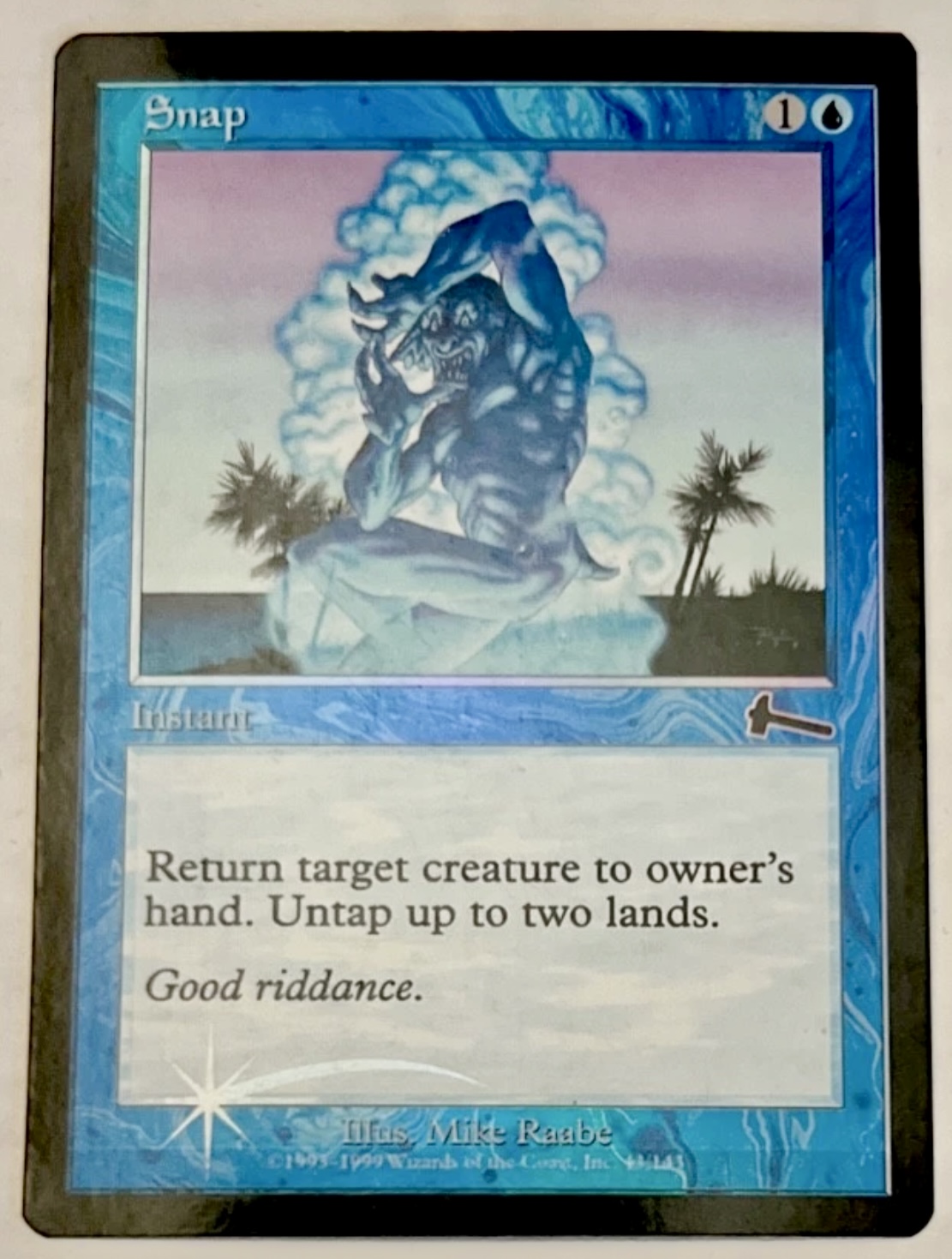 MTG Urzaβs Legacy π₯SNAP FOIL π₯ #43/143 Never Played Blue Instant π₯π