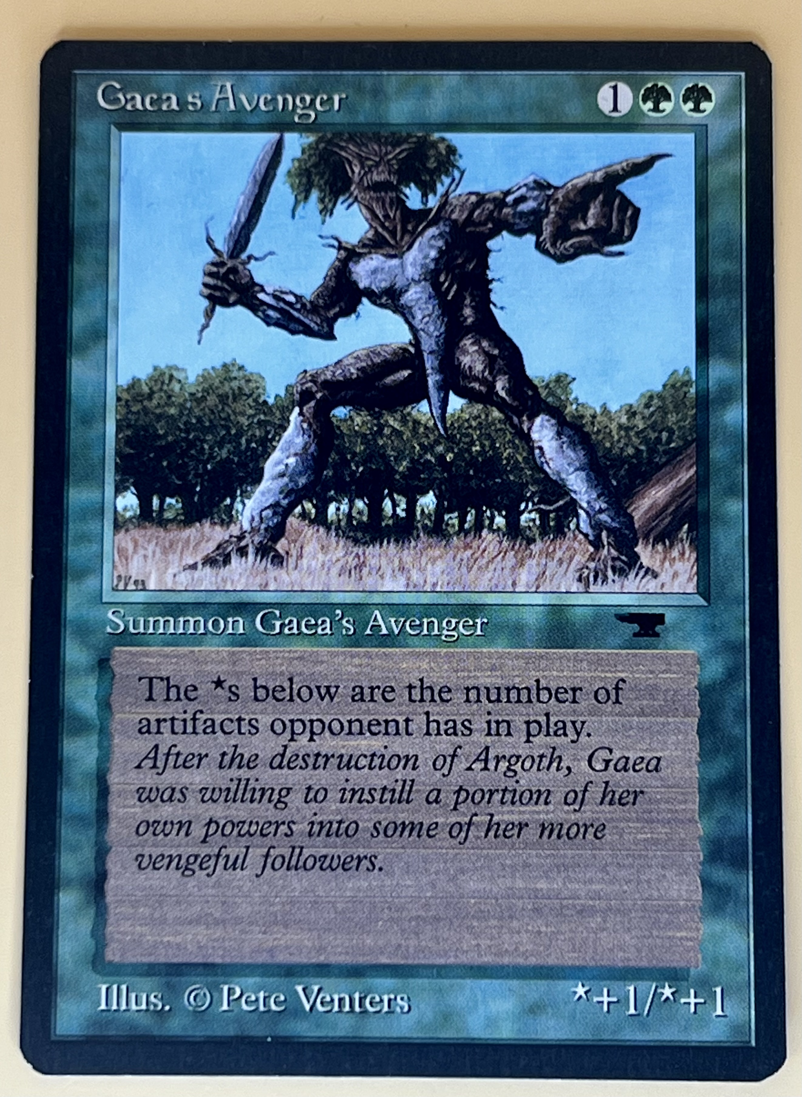 Antiquities MTG Magic The Gathering Gaeaβs Avenger Summon Gaeaβs Avenger π₯π₯