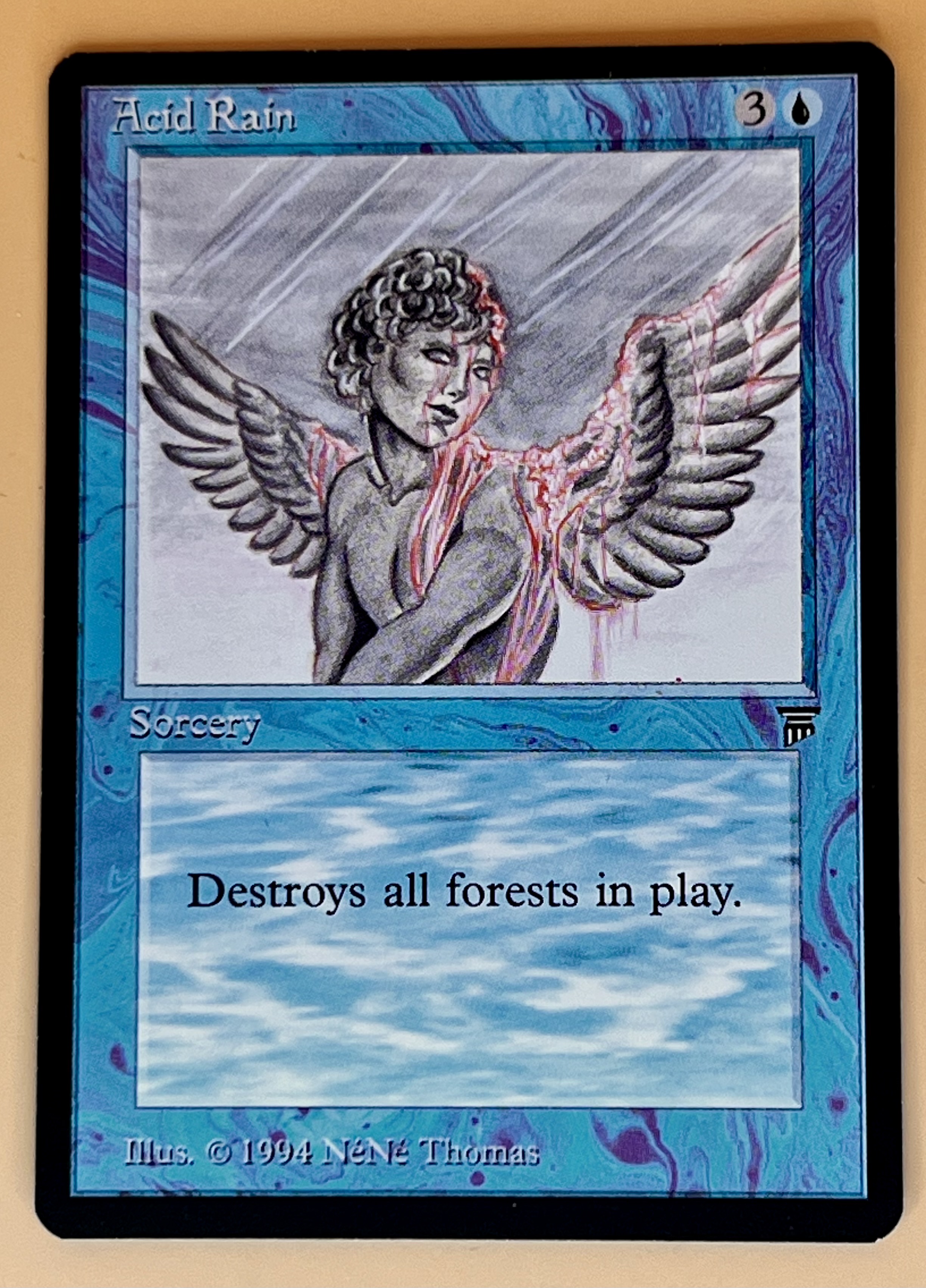 MTG Legends Magic The Gathering Acid Rain Vintage Blue Sorcery 👀🚨🚨