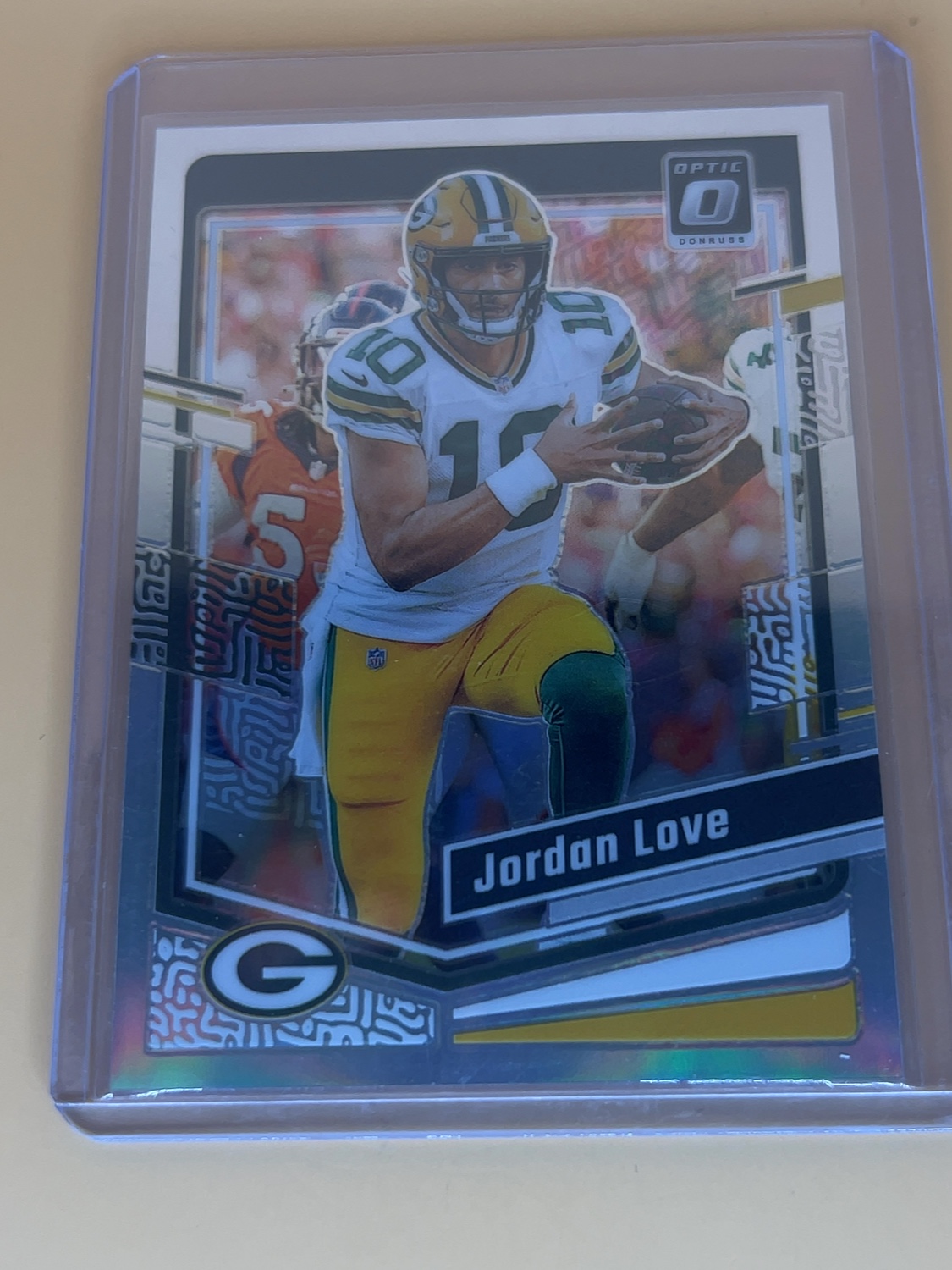 2023 Donruss Optic  Jordan Love #68 Holo Silver Prizm 