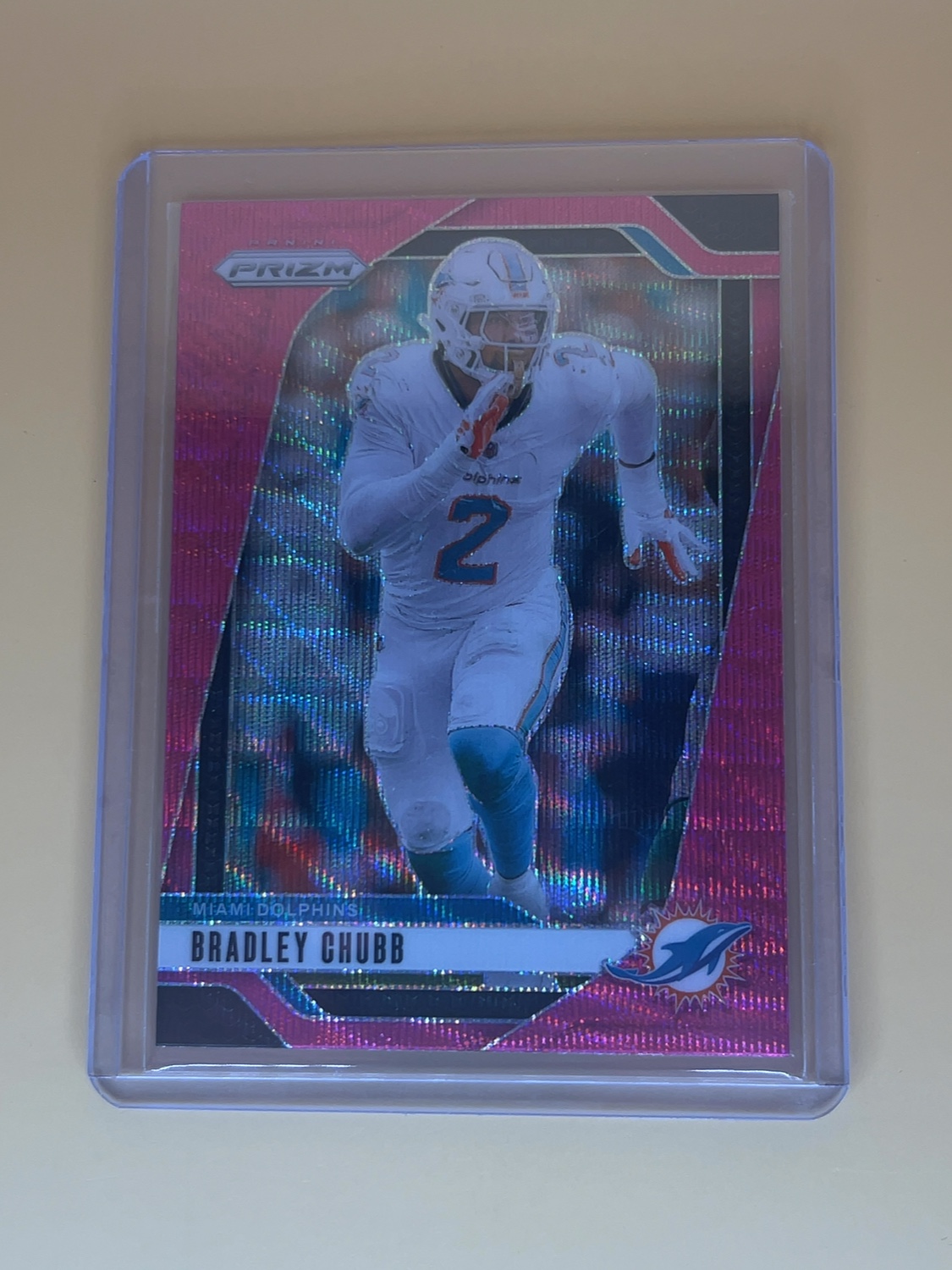 2024 Panini Prizm  Bradley Chubb #181  Pink Wave Prizm 