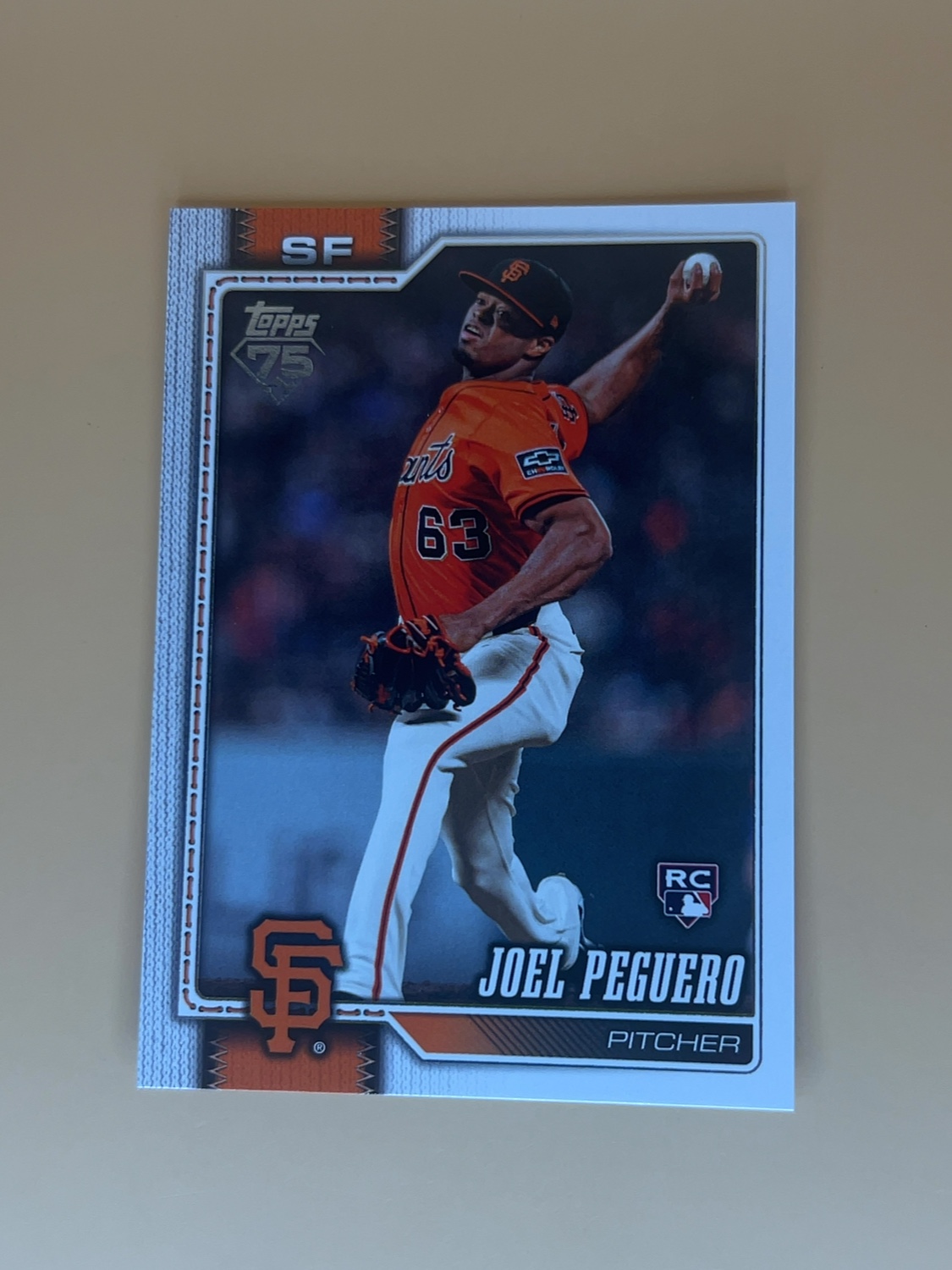 2026 Topps Series 2 Joel Peguero #474 Rookie RC