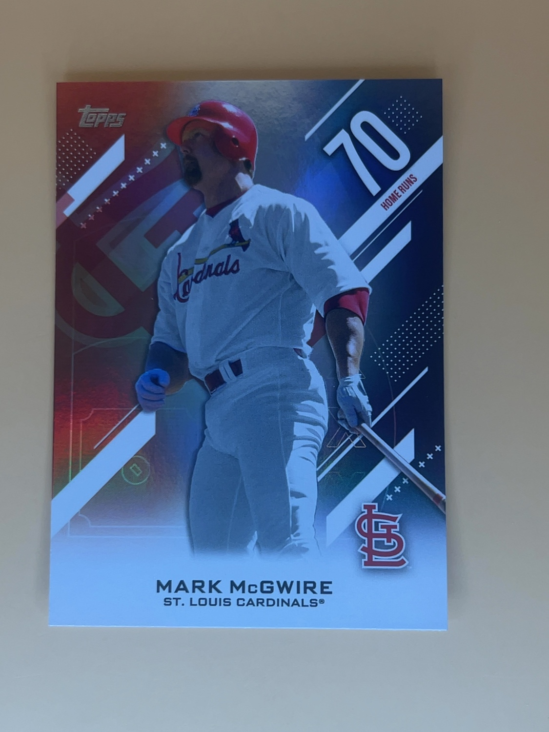 2026 Topps Series 2 Mark McGwire #CN6 Crooked Numbers 70 HRS