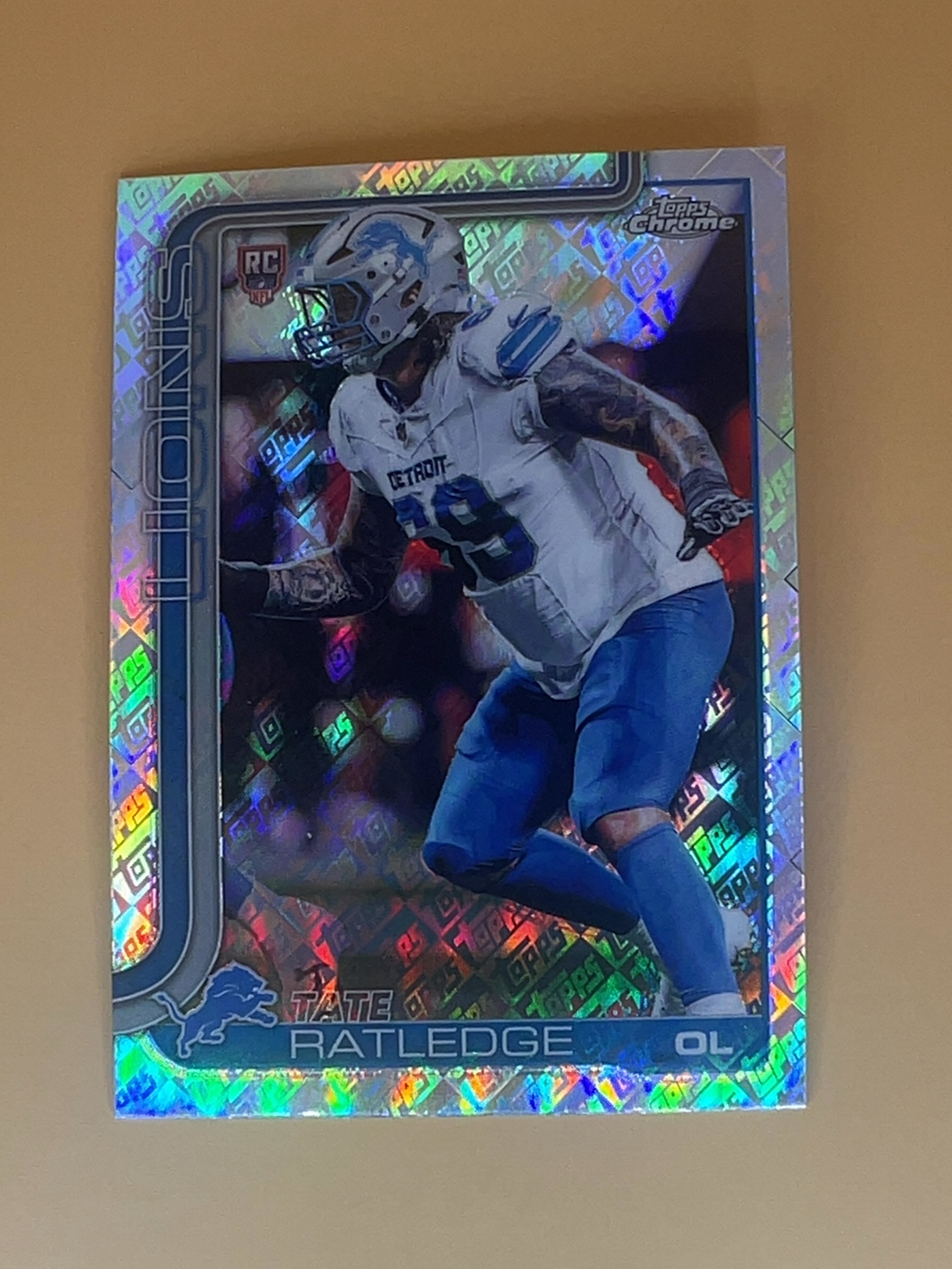 2025 Topps Chrome  Tate Rutledge #383 Topps Foil Exclusive Rookie RC 