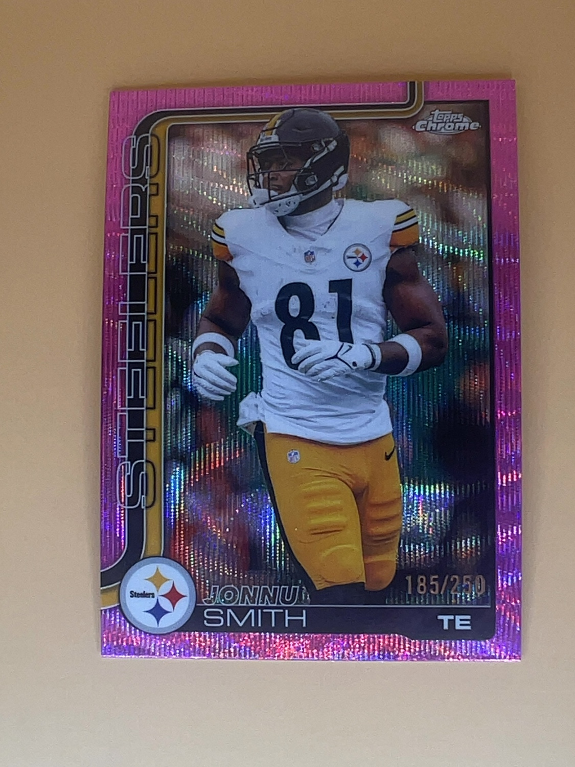 2025 Topps Chrome  Jonnu Smith #257 Pink Wave /250 