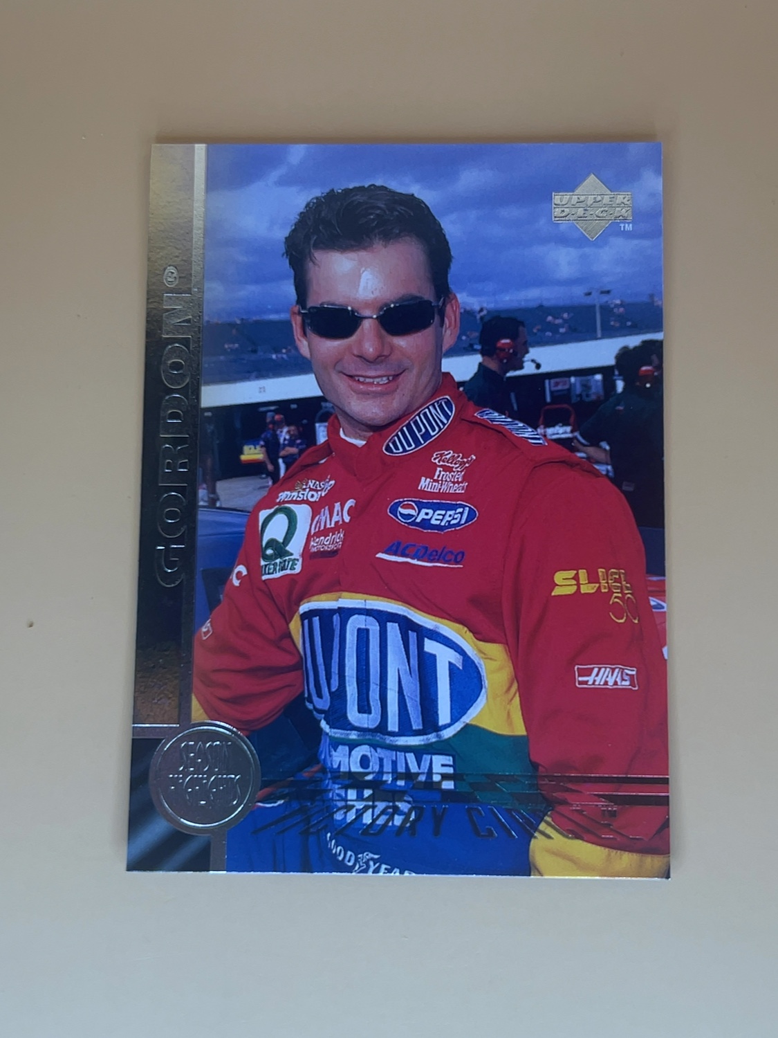 1998 Upper Deck Victory Circle Jeff Gordon #105 Season Highlights