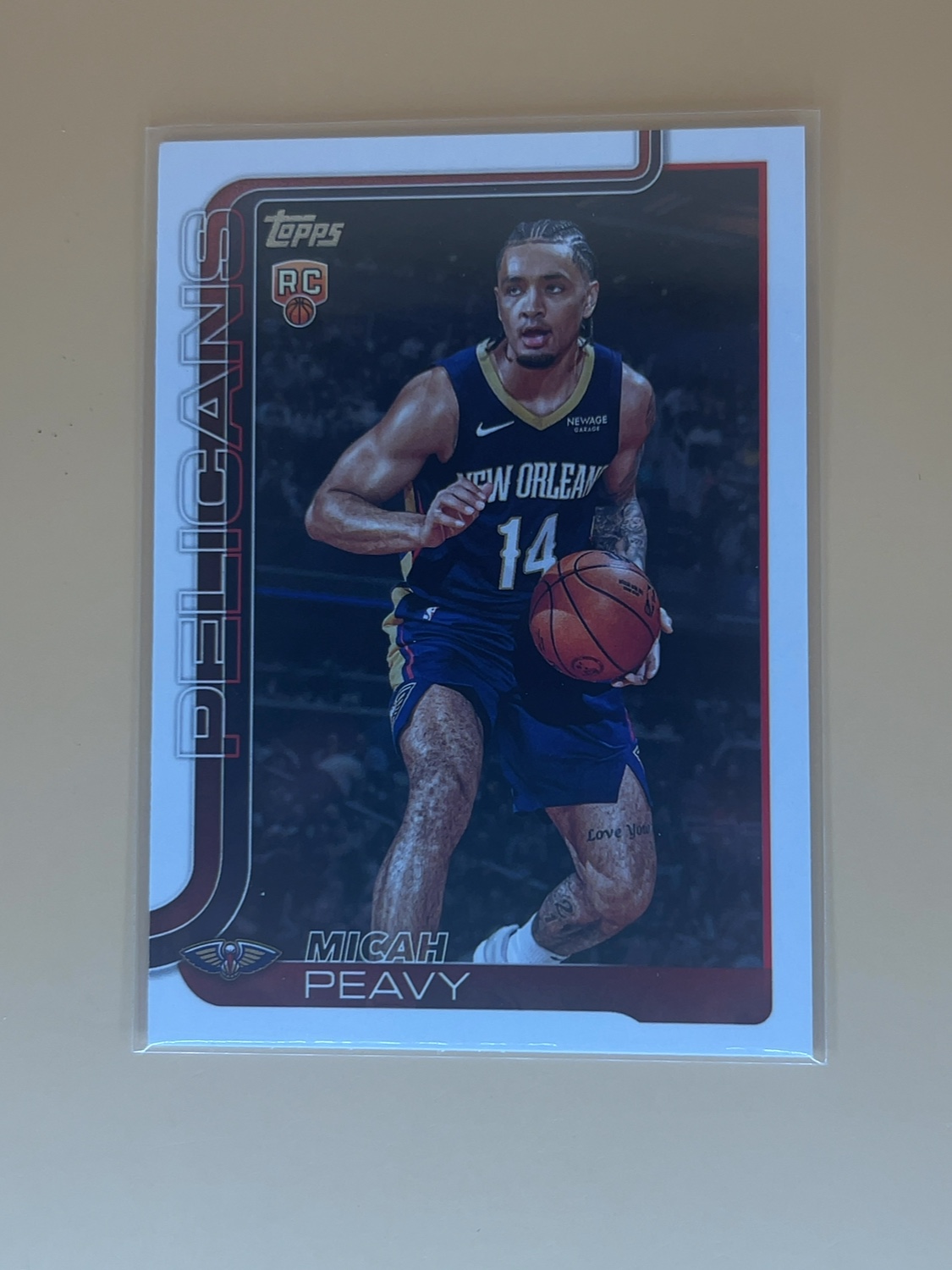 2025-26 Topps Micah Peavy #241 RC