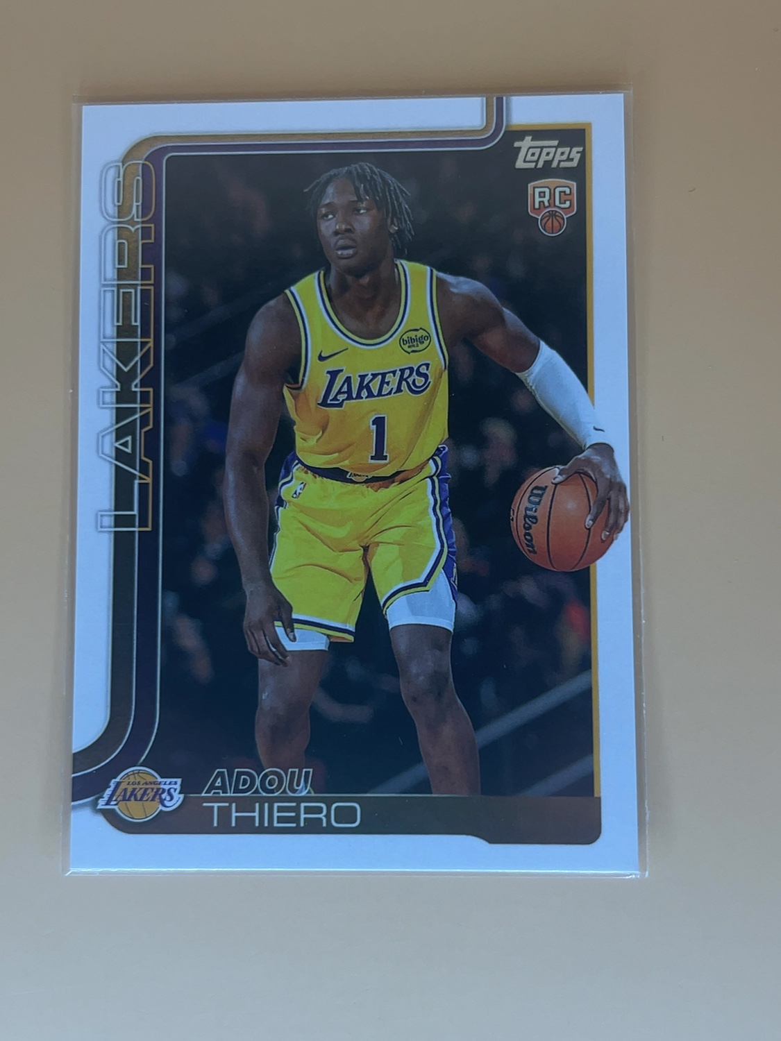 2025-26 Topps Adou Thiero #236 RC