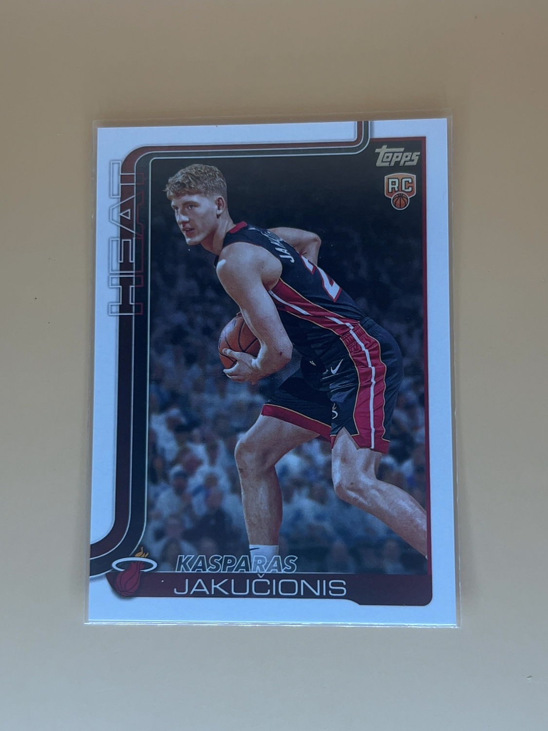 2025-26 Topps Kasparas Jakucionis #220 RC