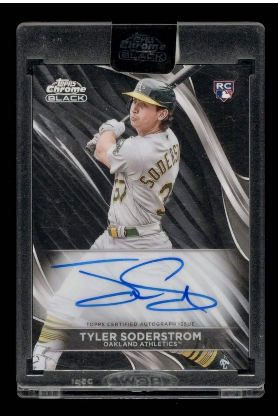 2024 Topps Chrome Black Tyler Soderstrom #CBA-TD Sealed Auto Rookie RC