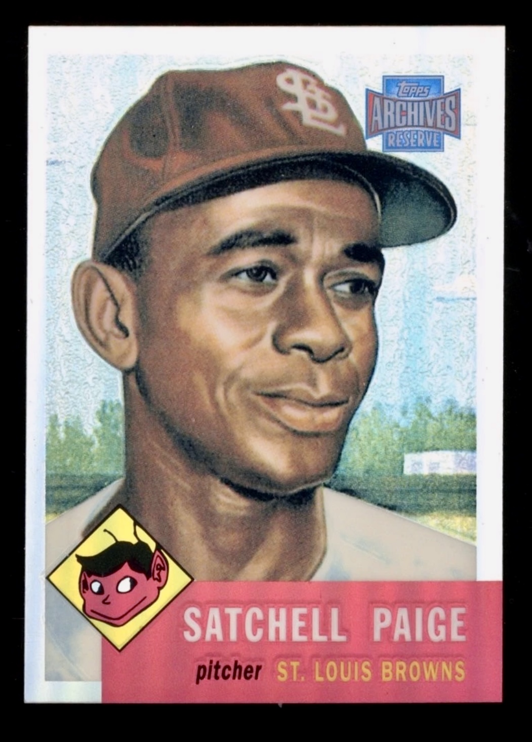 2001 Topps Archives Reserves Satchel Paige #63 Holo