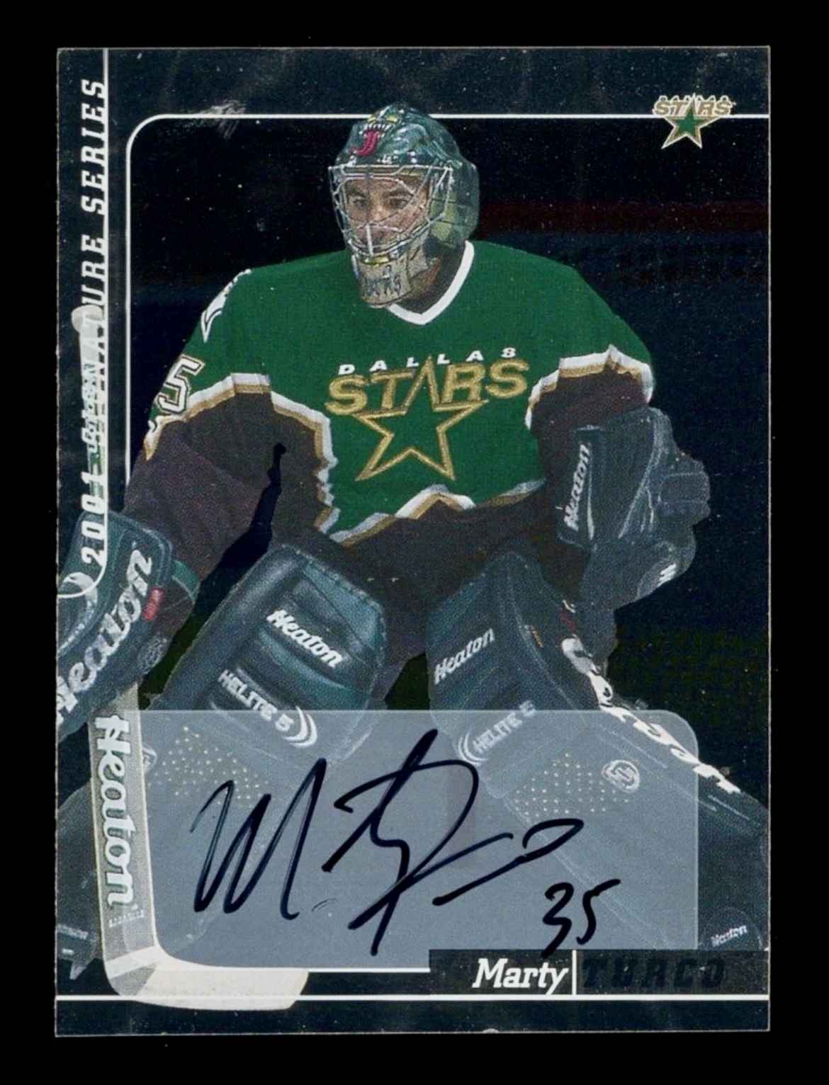 2000 ITG Signature Series Marty Turco #250 Auto Autograph