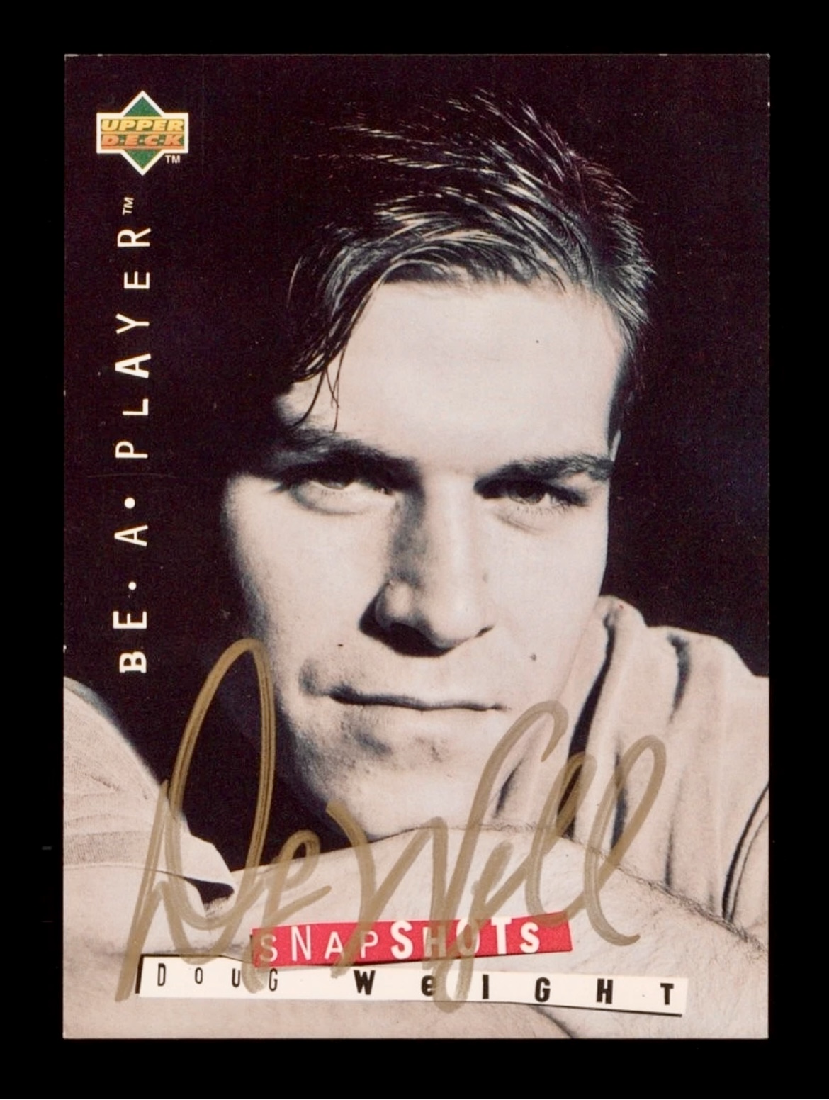 1994-1995 Be a Player Doug weight #117 Auto Autograph