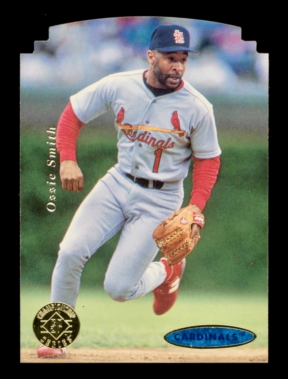 1995 SP Championship Series Ozzie Smith #85 Die Cut