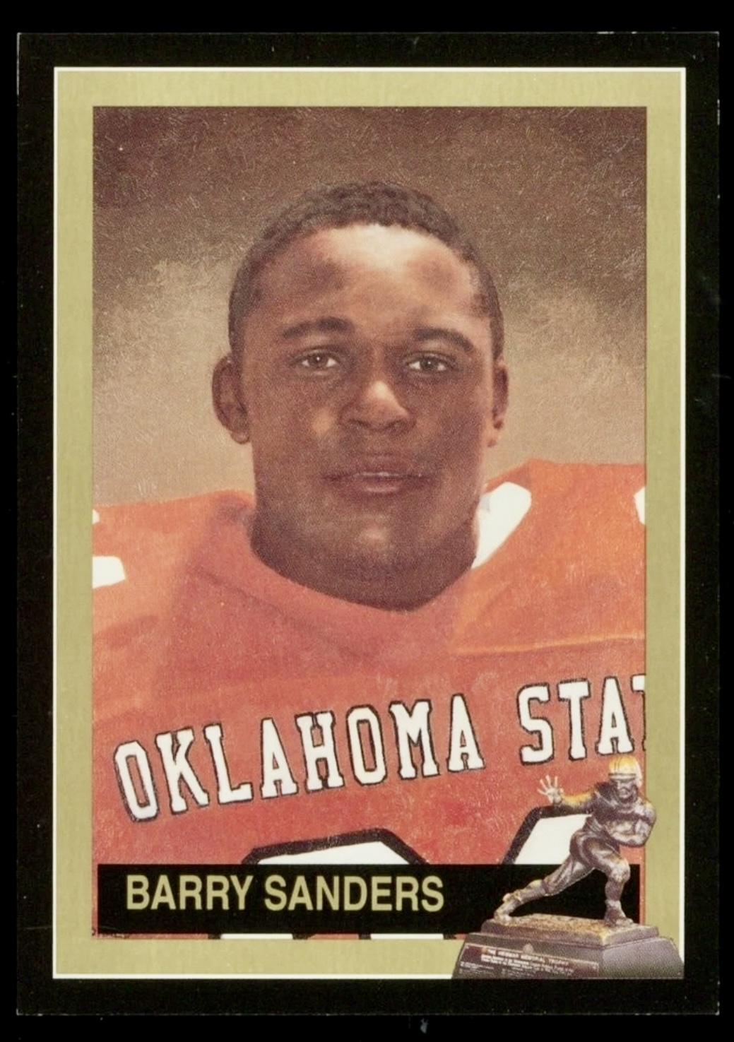 1992 Herman Collection Barry Sanders #54 Oklahoma State