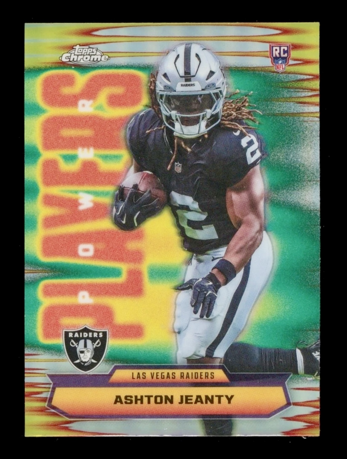 2025 Topps Chrome Ashton Jeanty #PP14 Power Players Refractor Rookie RC