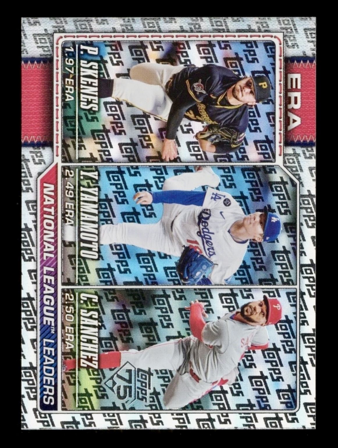2026 Topps 75th Skenes/Yamamoto/Sanchez #203 Topps Logo SP