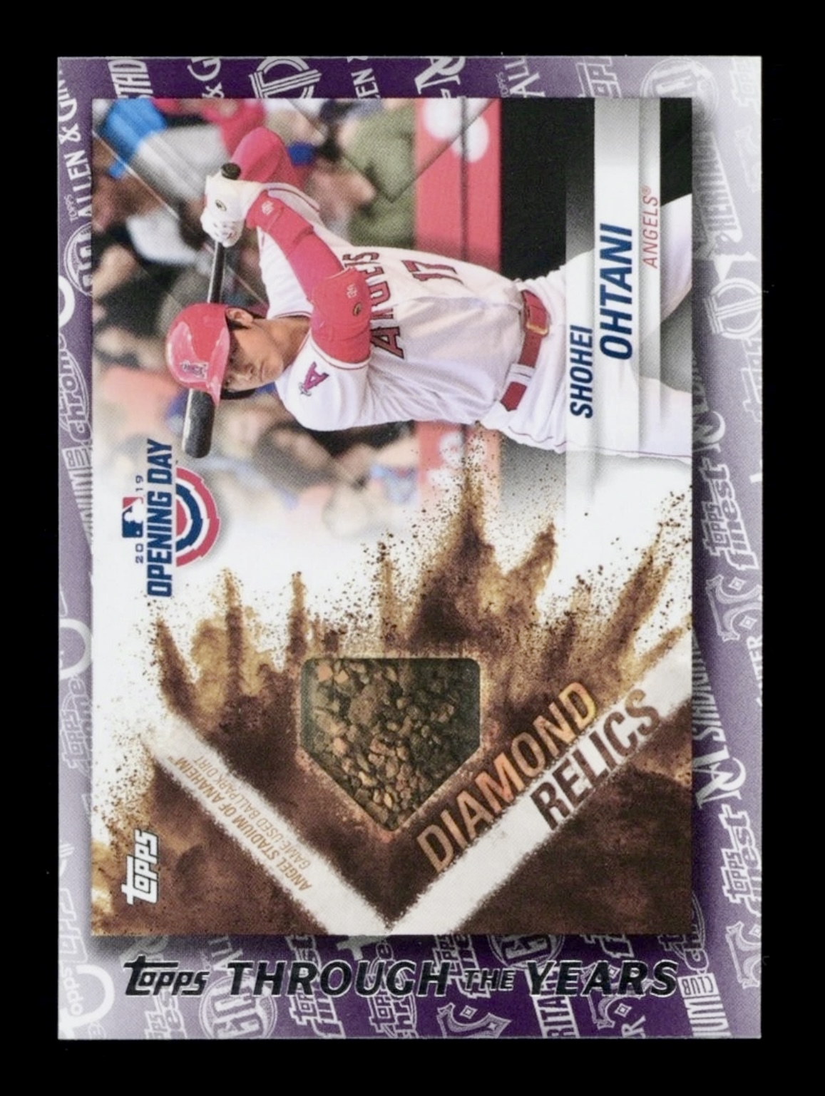 2021 Topps Shohei Ohtani #TTY-22 Through The Years diamond relics finest