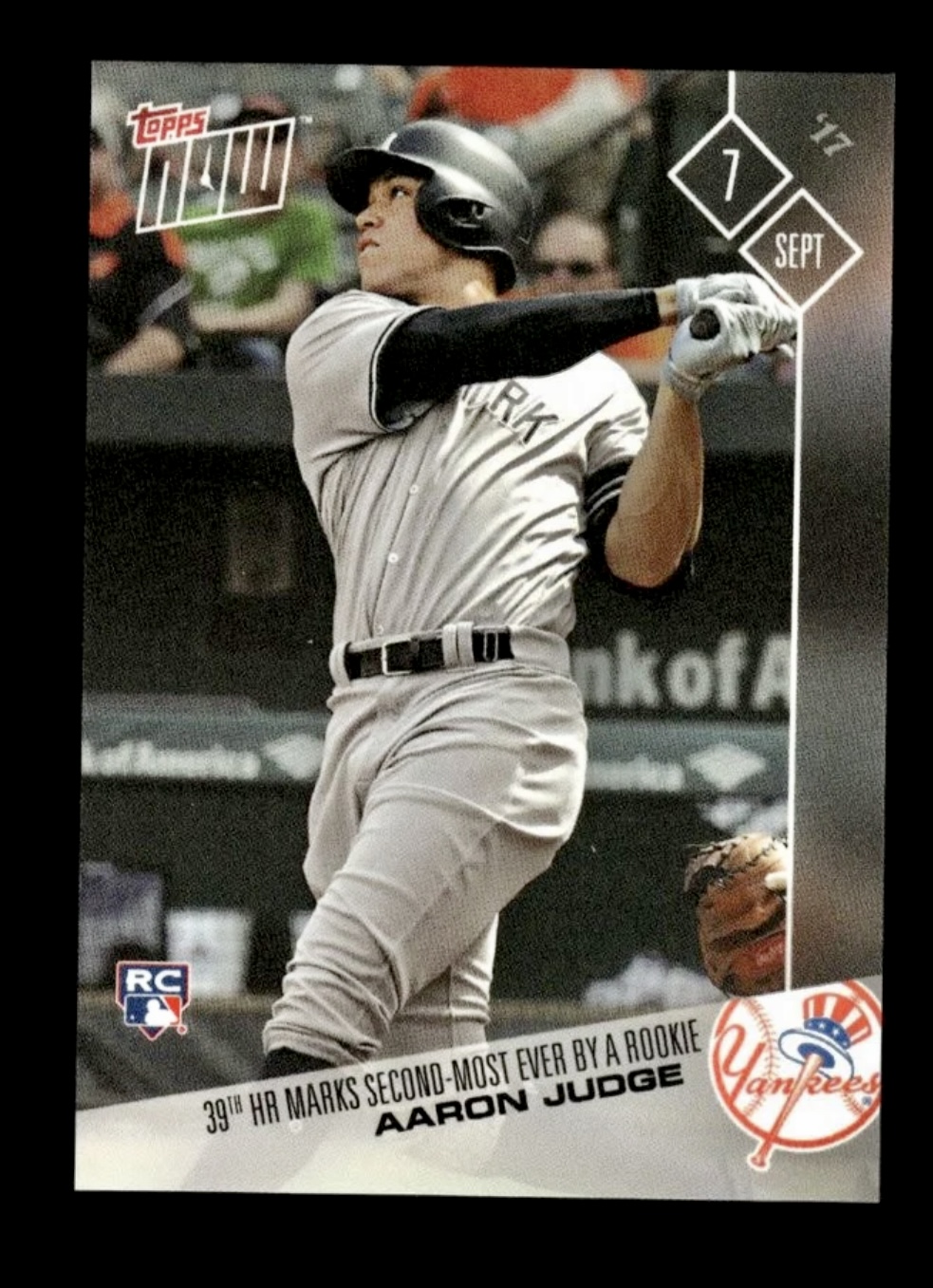2017 Topps Now Aaron Judge #570 Rookie RC