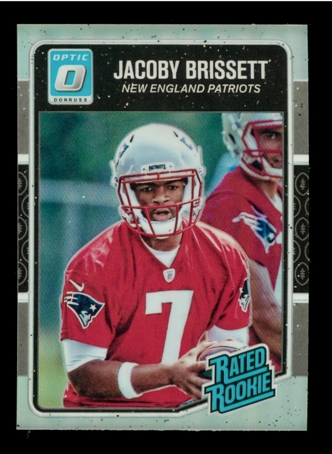 2016 Donruss Optic Jacoby Brissett #170 Rated Rookie holo