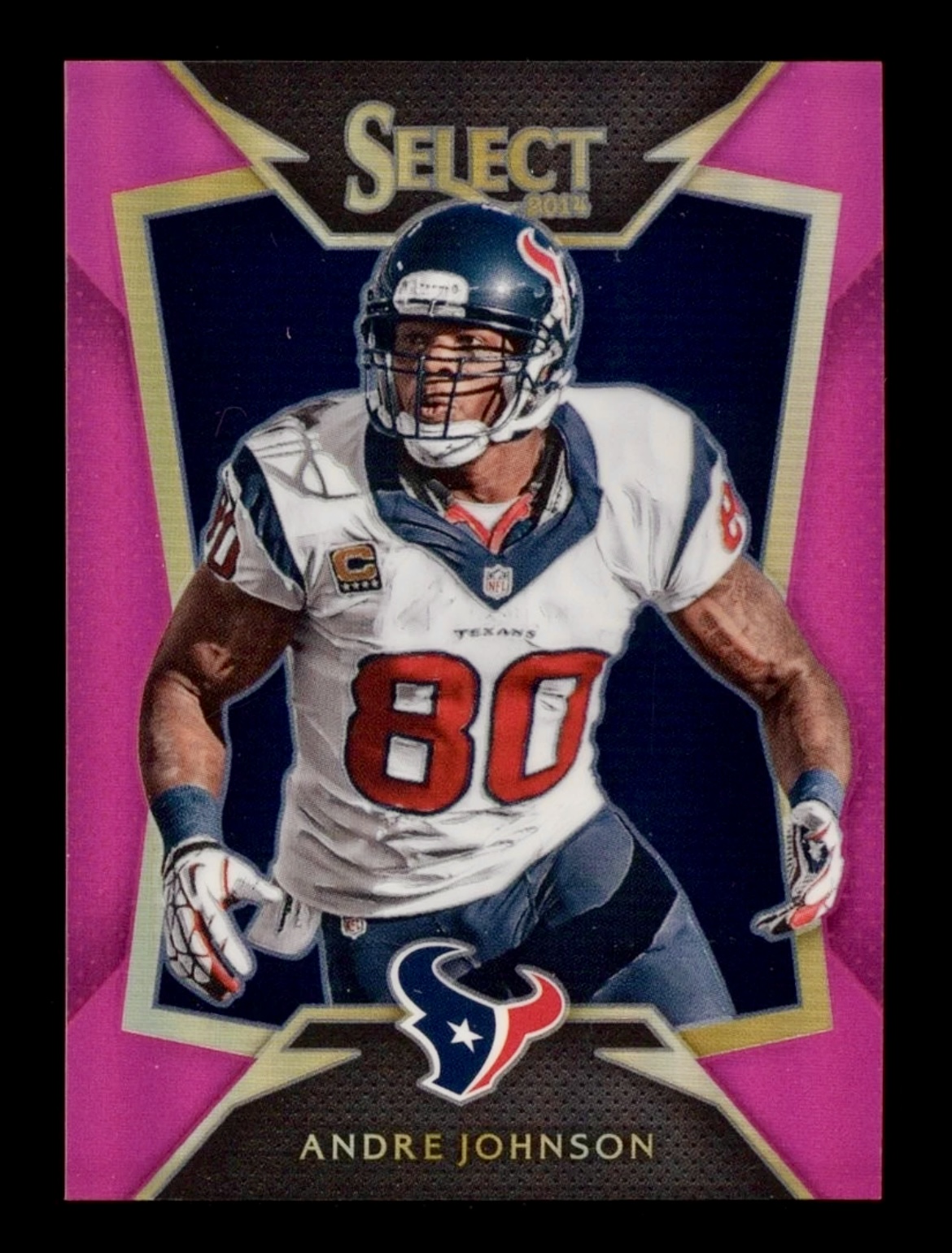 2014 Panini Select Andre Johnson #10 Fuchsia Prizm /199