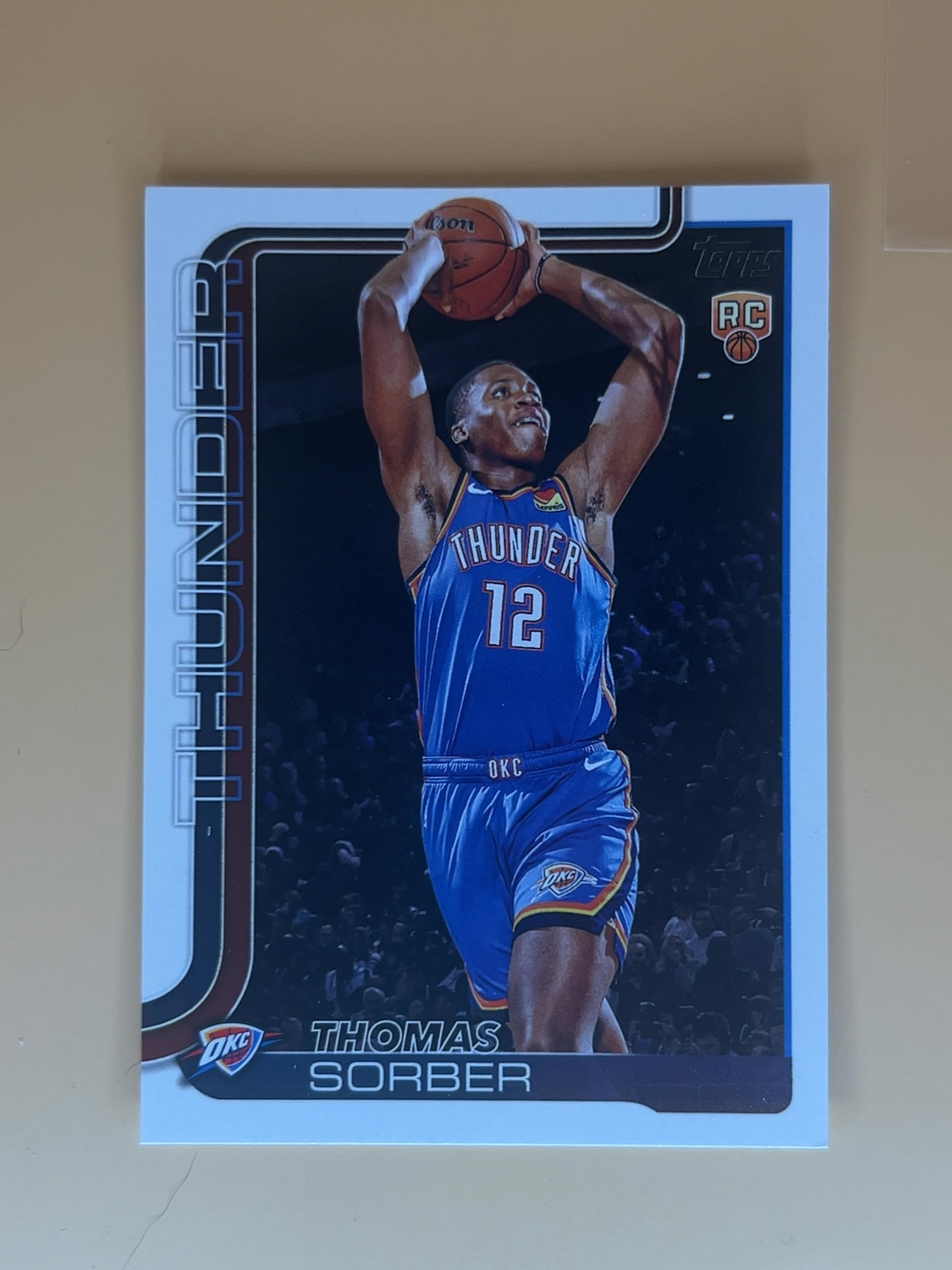 2025-26 Topps NBA Thomas Sorber #2015 Rookie RC