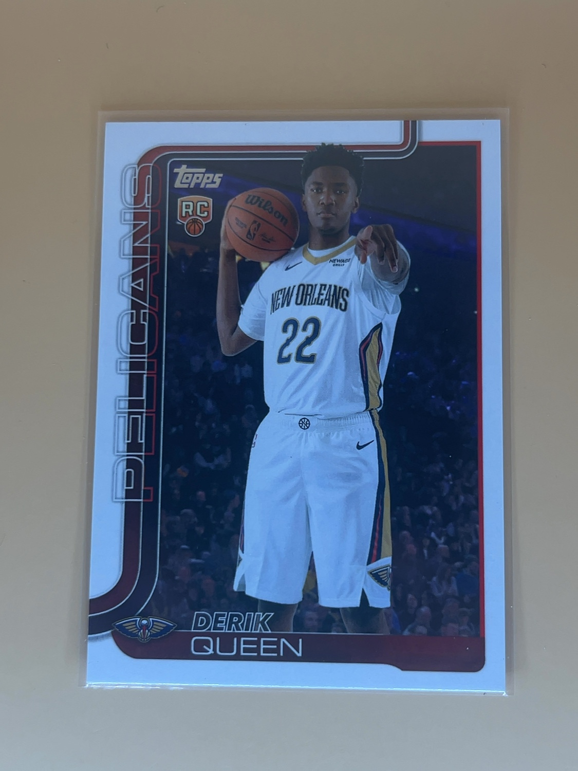 2025-26 Topps NBA Derek Queen #213 Rookie RC