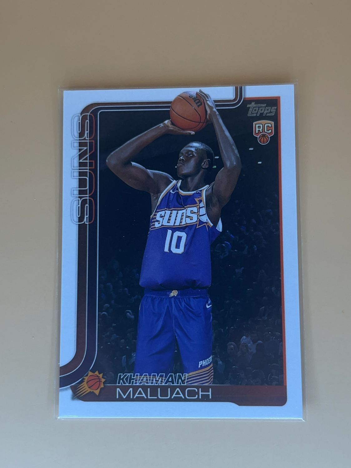 2025-26 Topps NBA Khaman Maluach #210 Rookie RC