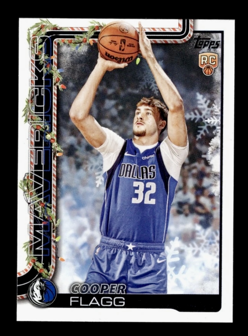 2025-26 Topps Holiday NBA Cooper Flagg #H161 Rookie RC
