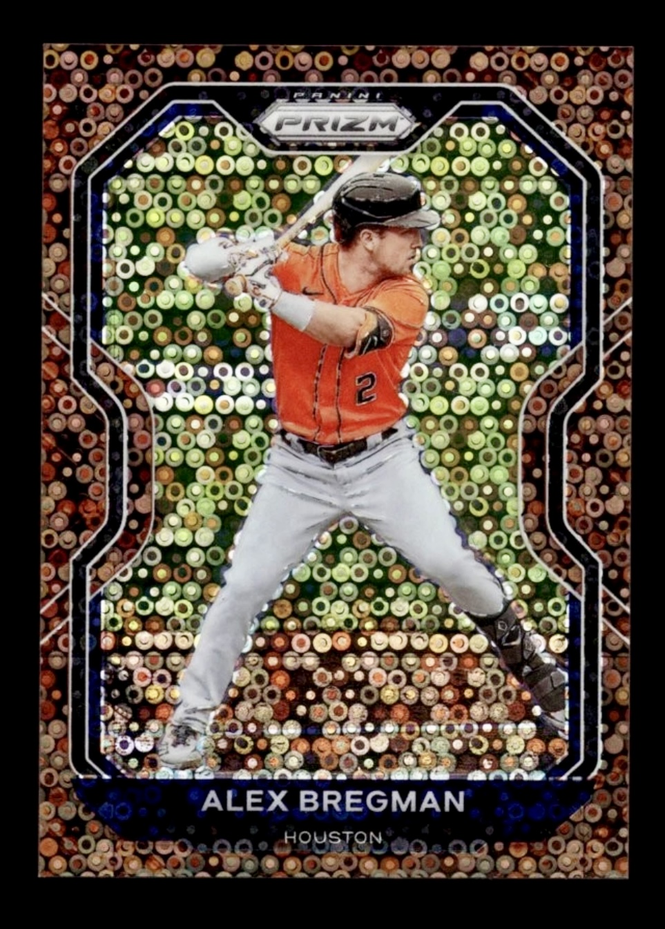 2021 Prizm Alex Bregman #60 Copper Disco (donut circles)Prizm /40 Rare 🔥🔥